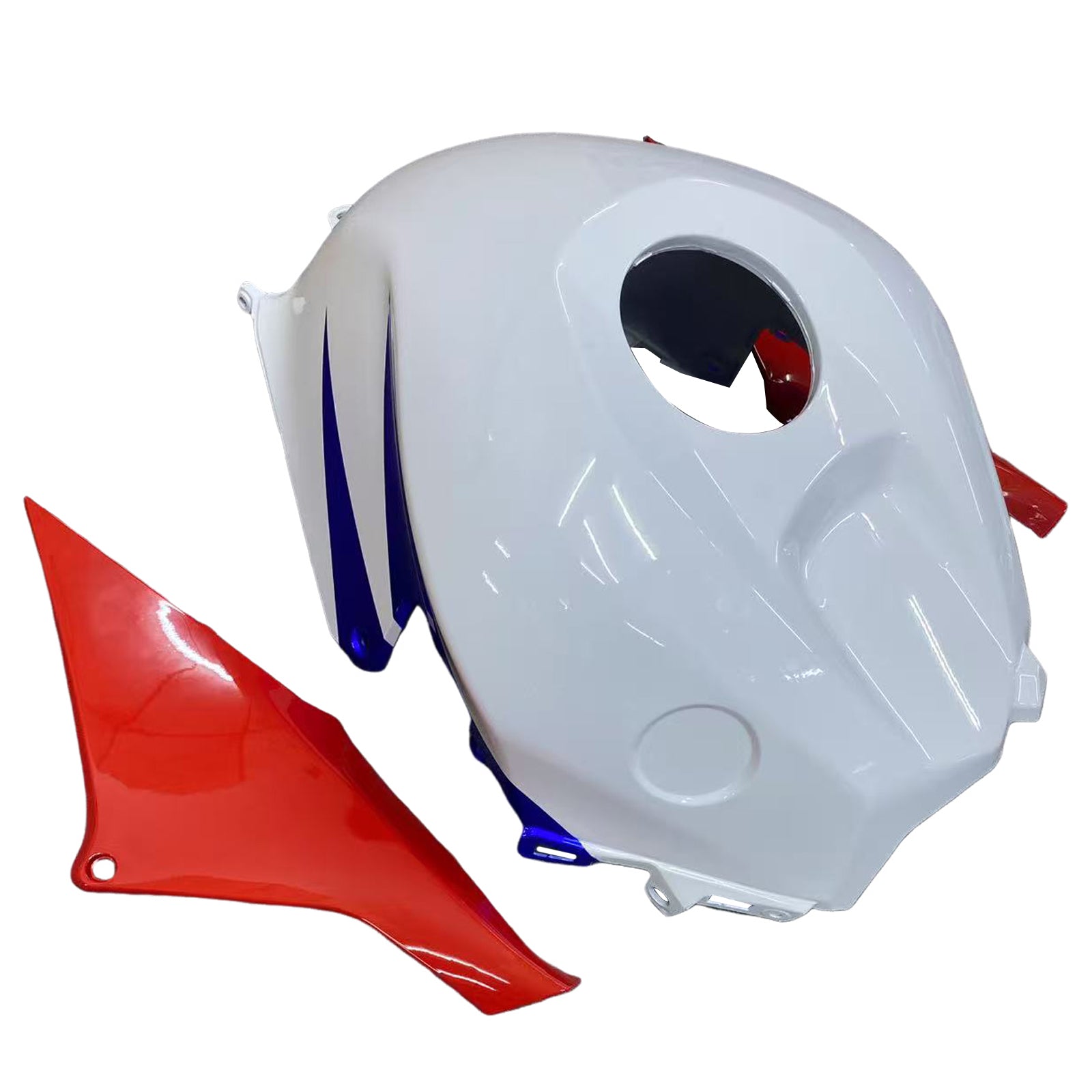 Amotopart 2013-2020 CBR600RR Honda Fairing White Blue Kit