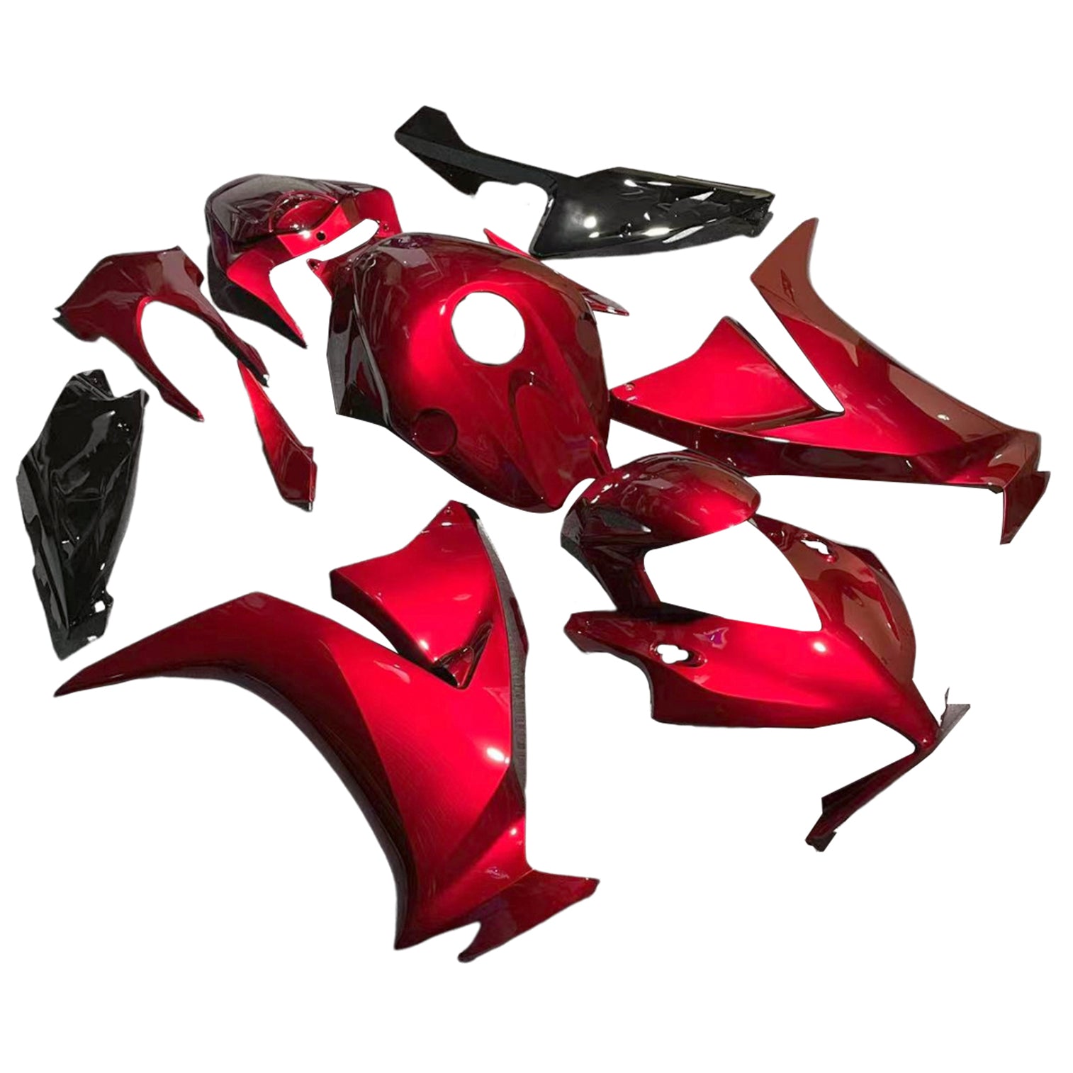 Amotopart 2012-2016 CBR1000RR Honda Kit de carenado rojo