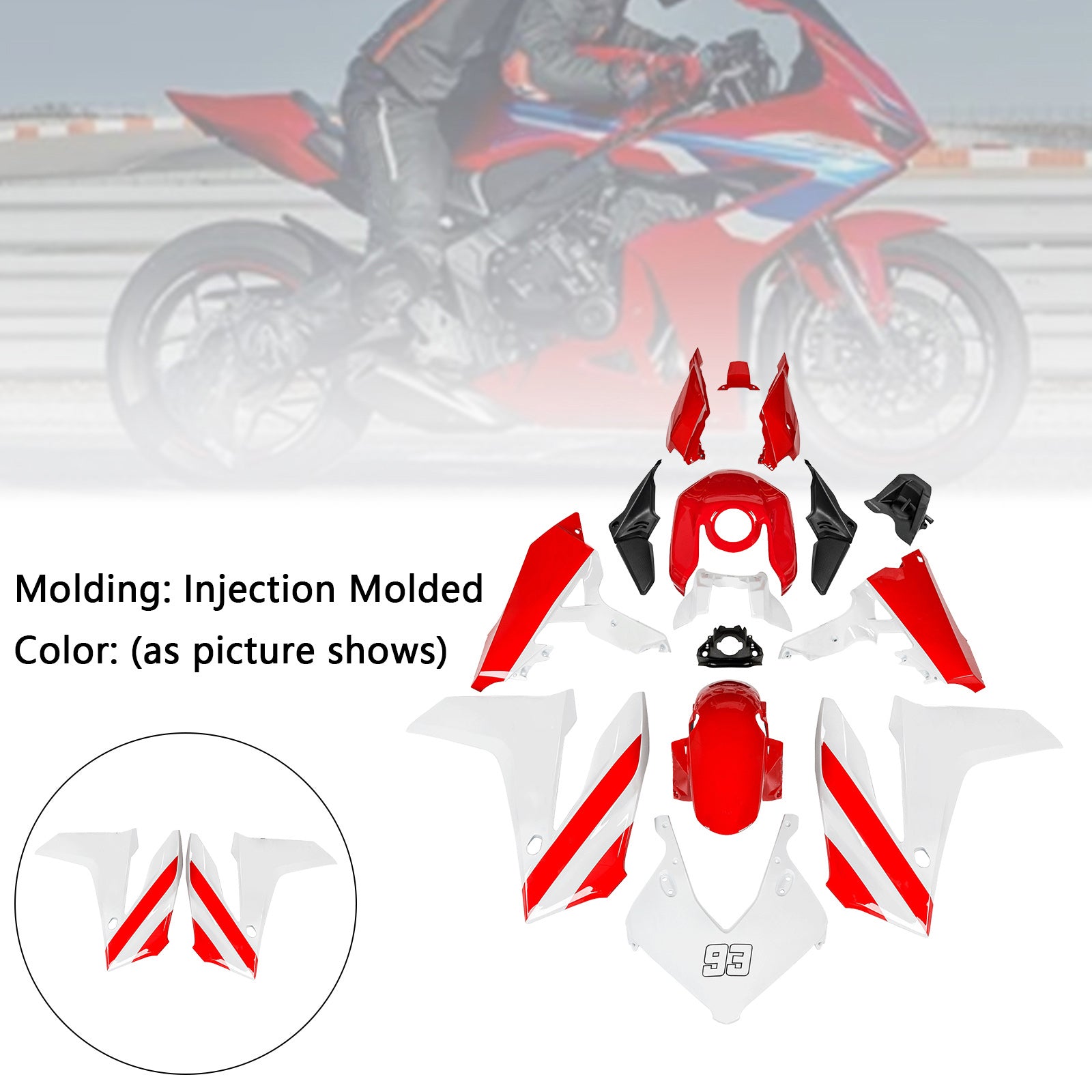 Amotopart 2024-2025 Honda CBR650R Fairing Kit Collection