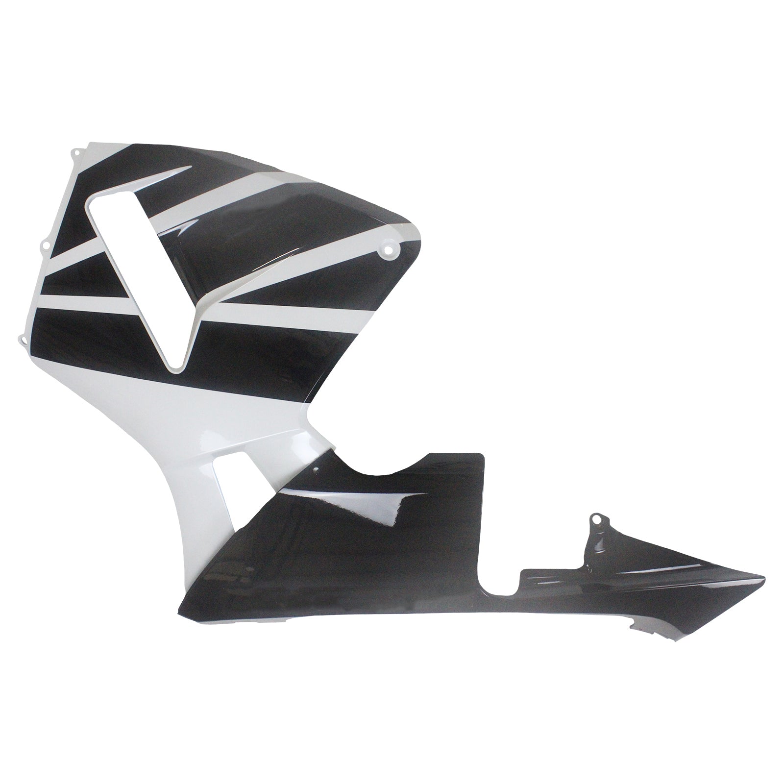 Amotopart 2003-2004 Honda CBR600RR White Black Fairing Kit