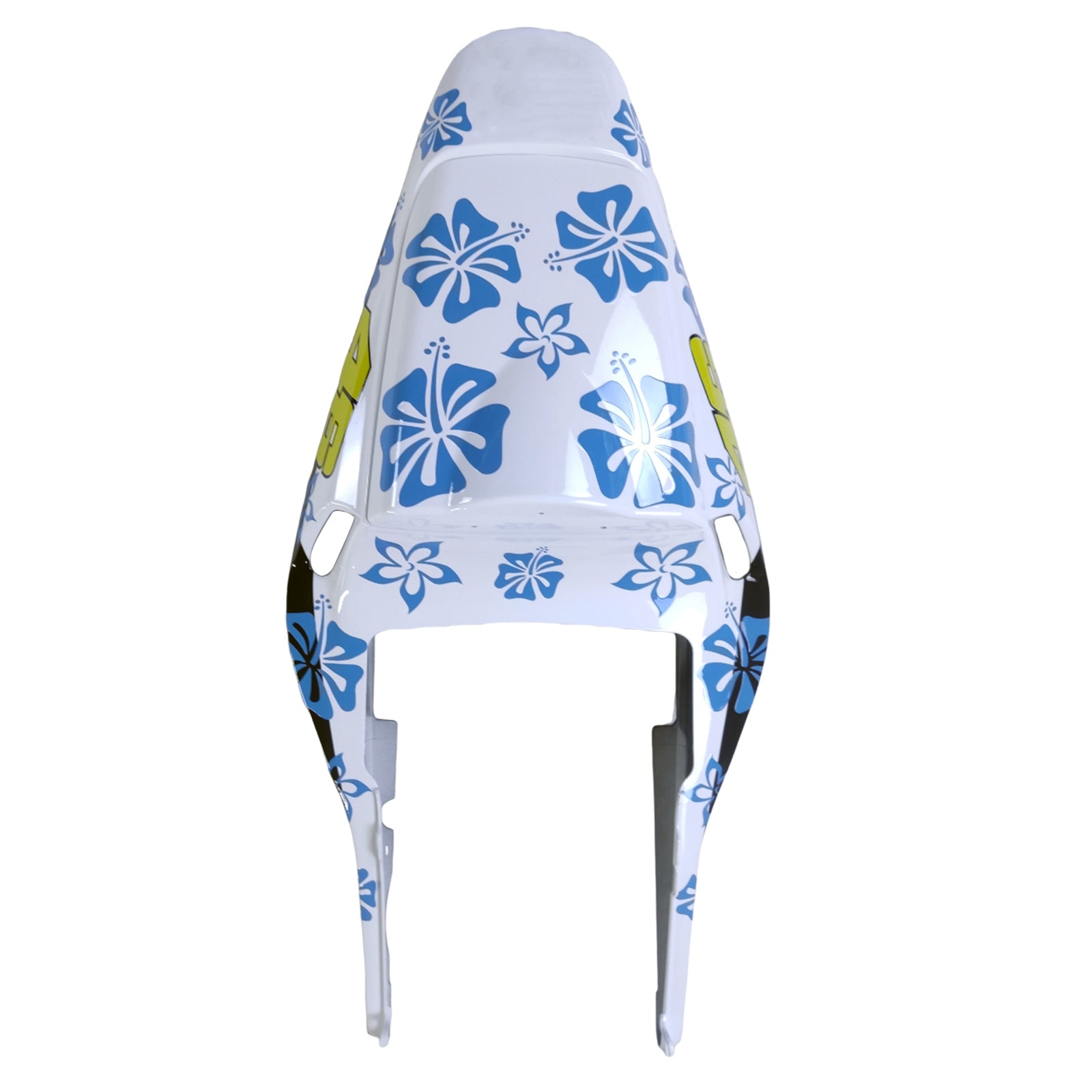 Amotopart 2003-2004 Honda CBR600RR White Blue Snow Fairing Kit