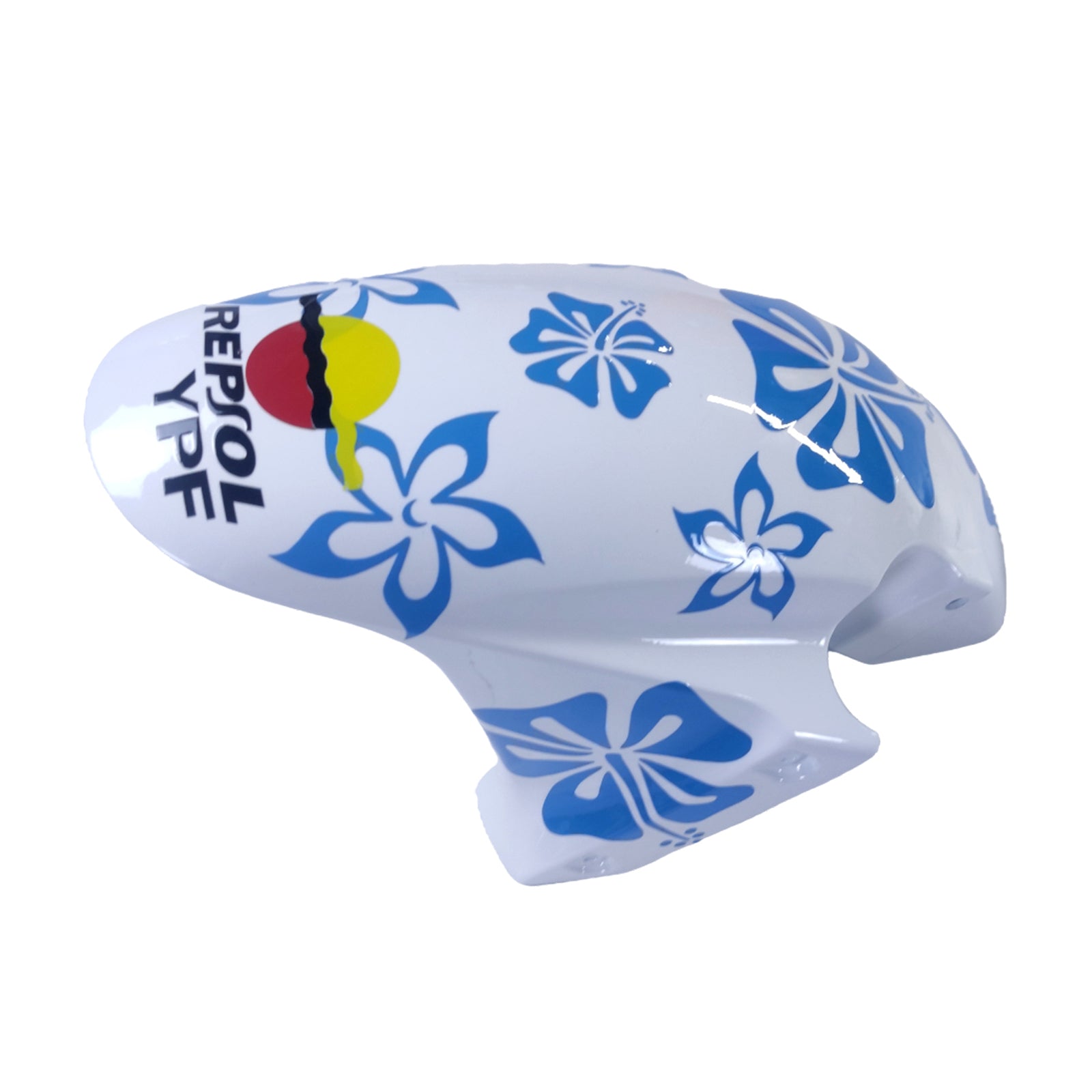 Amotopart 2003-2004 Honda CBR600RR White Blue Snow Fairing Kit