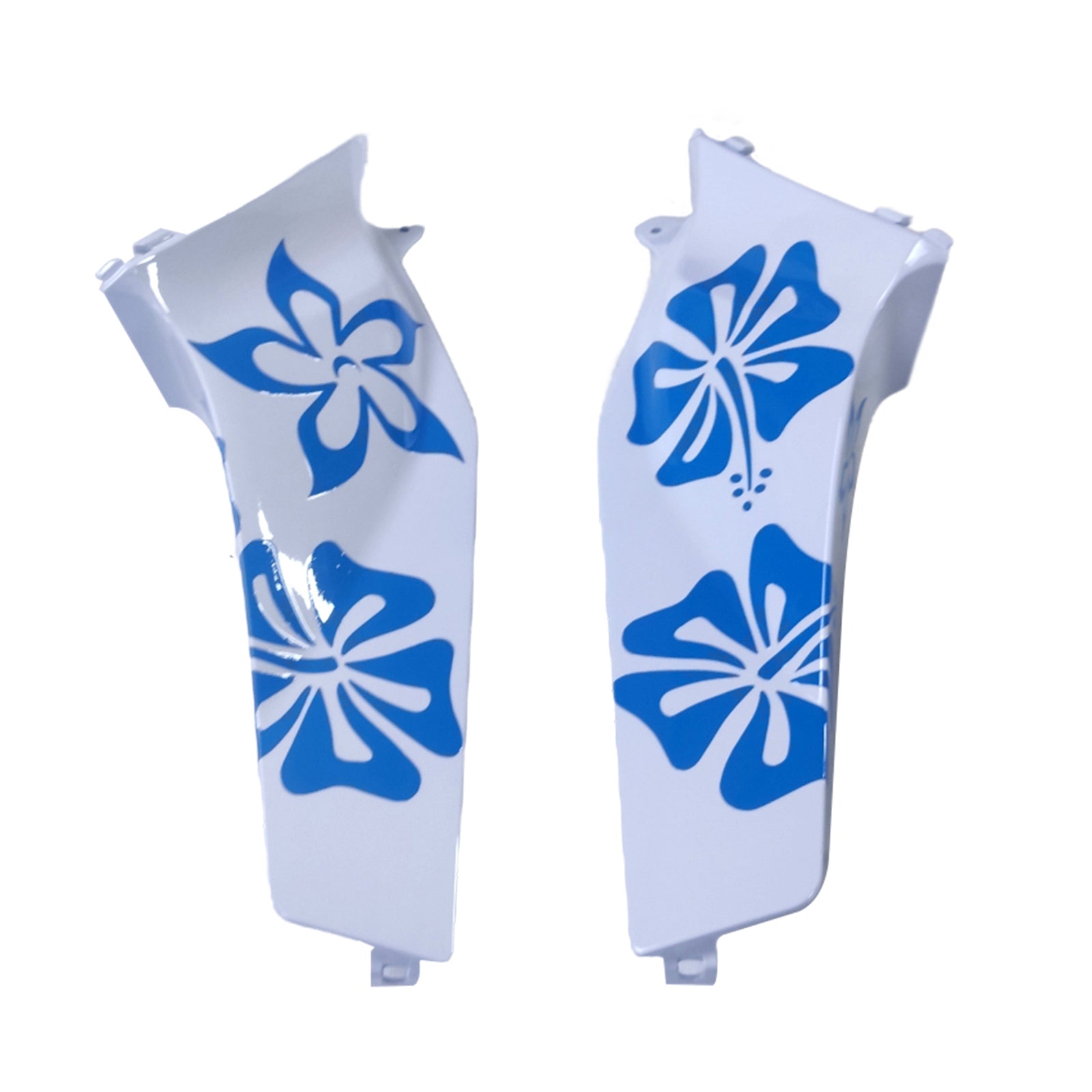 Amotopart 2003-2004 Honda CBR600RR White Blue Snow Fairing Kit