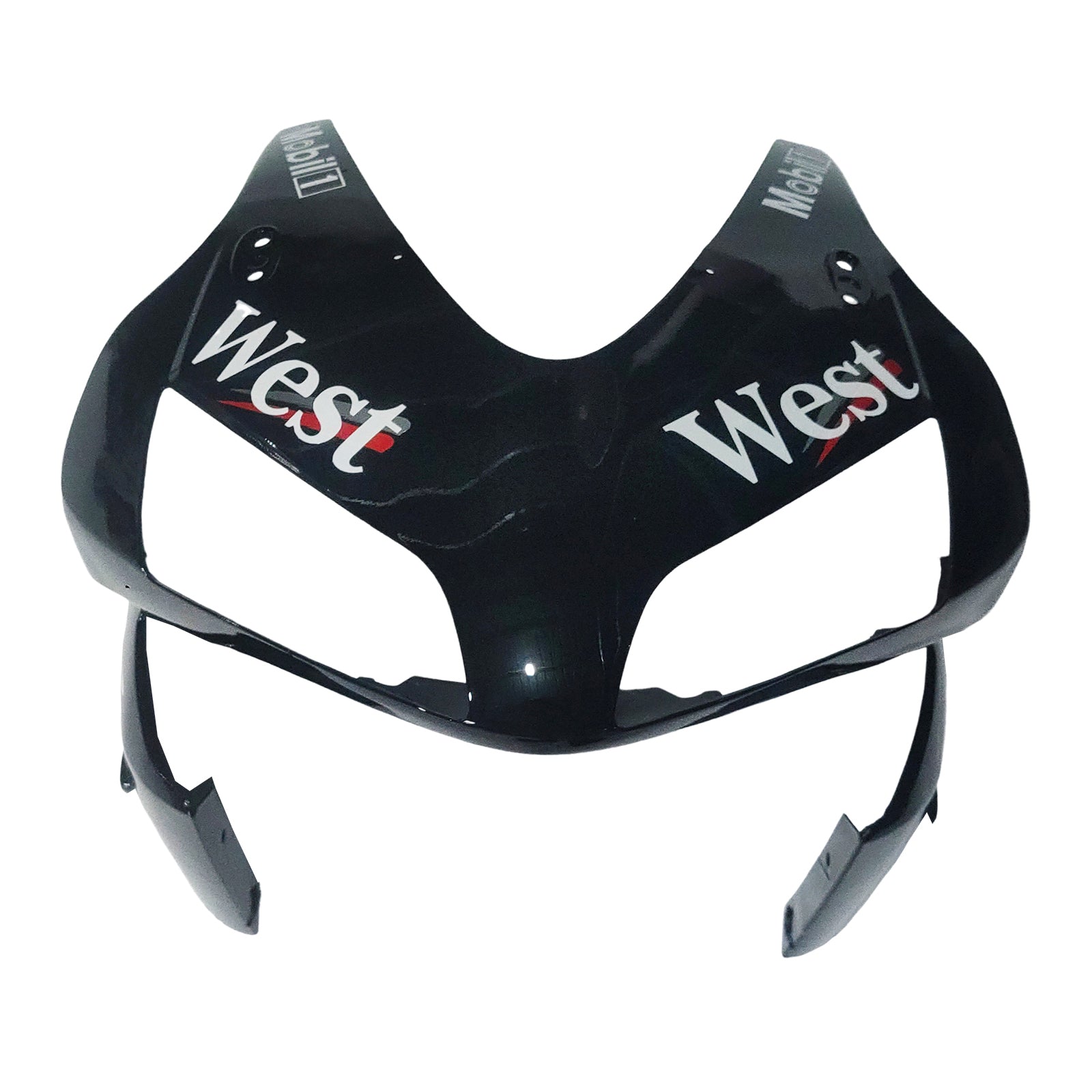 Amotopart 2003-2004 Honda CBR600RR Schwarzes weißes Verkleidungskit