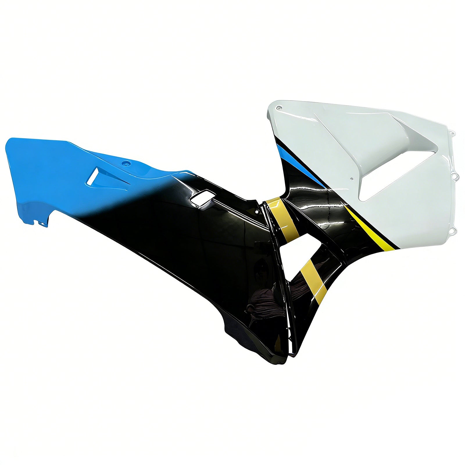 Amotopart 2003-2004 Honda CBR600RR White Black Blue Fairing Kit