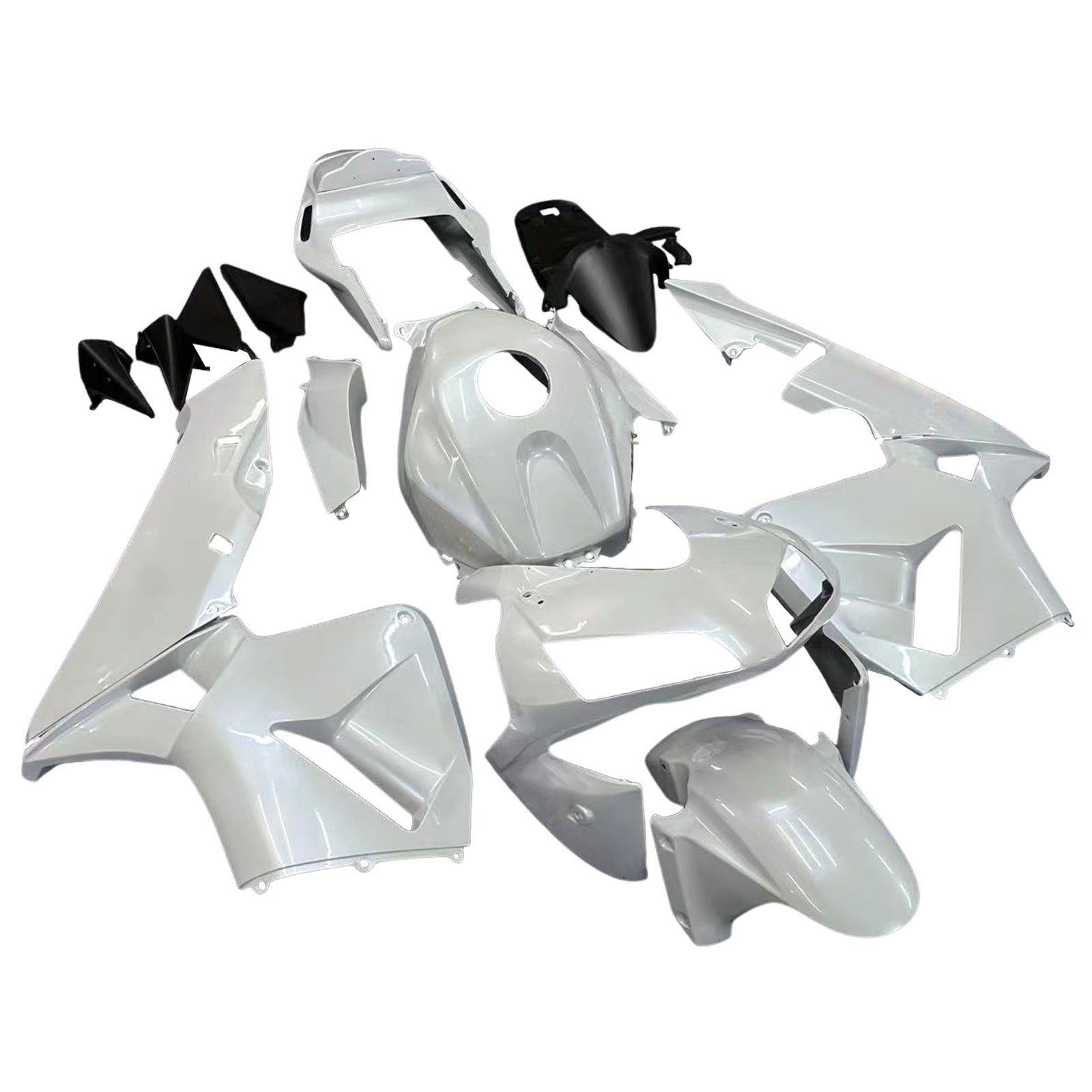 Amotopart 2003-2004 Honda CBR600RR White Fairing Kit