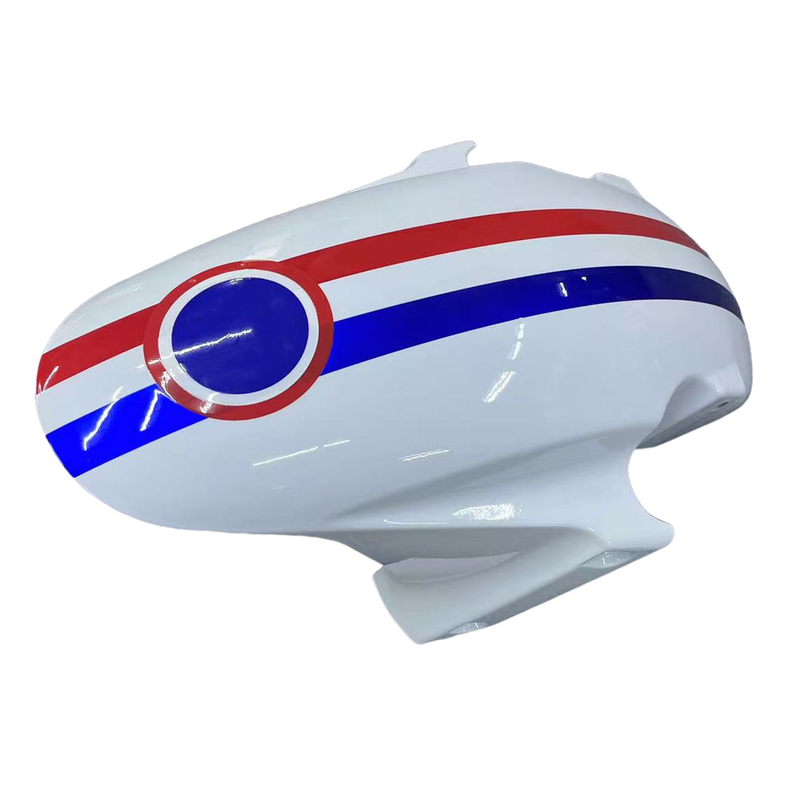 Amotopart 2003-2004 Honda CBR600RR Weiß Rot & Blue Line Verkleidungssatz