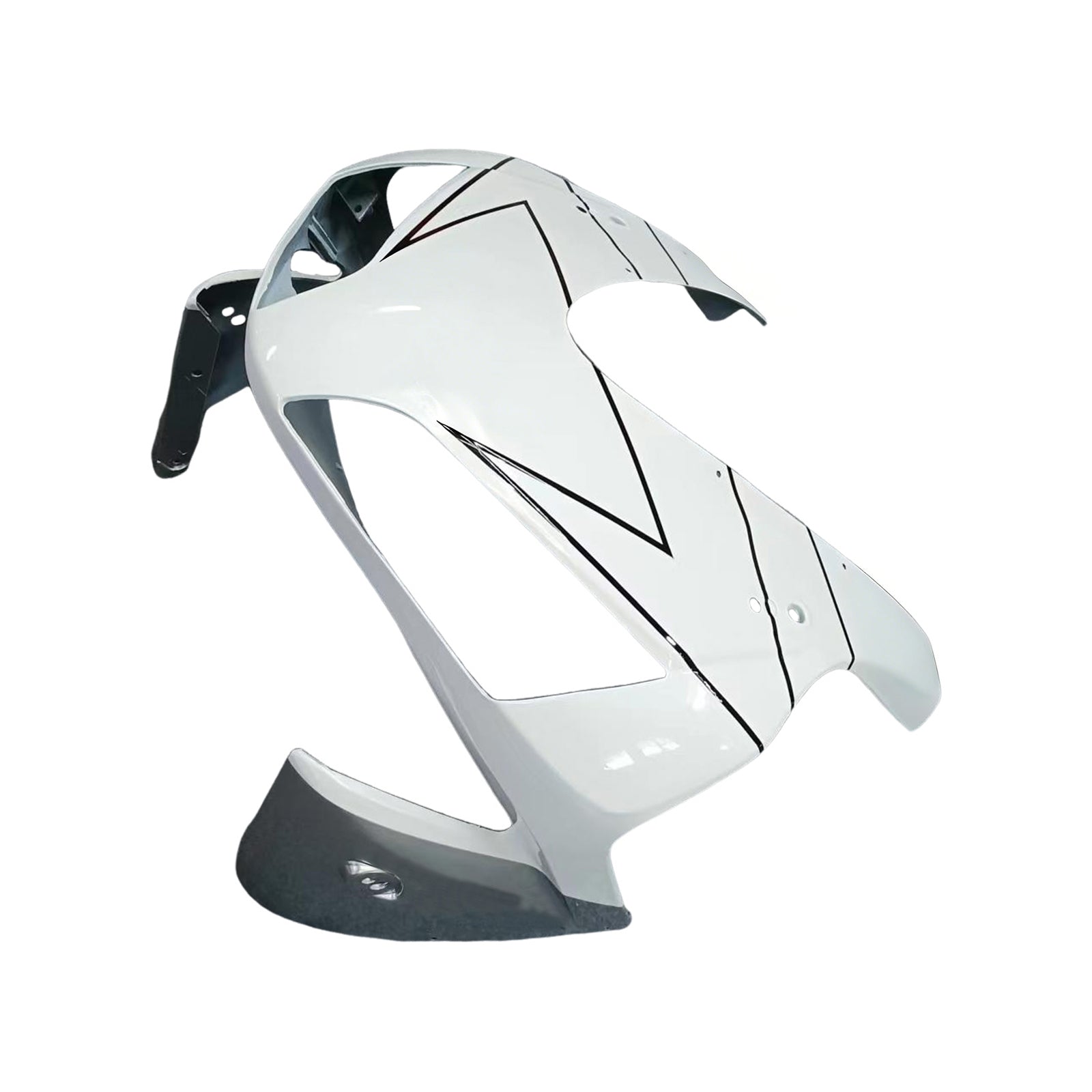 Amotopart 2003-2004 Honda CBR600RR Fairing White & Silver Kit