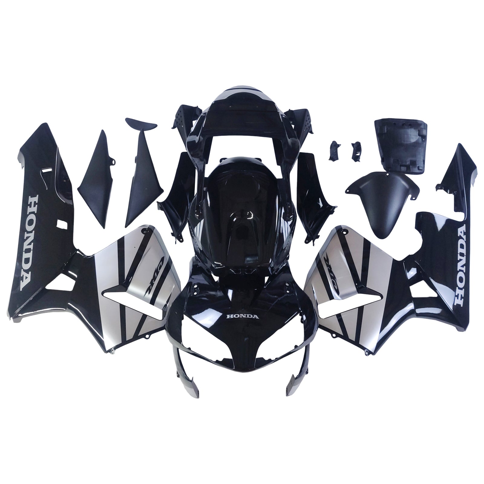 Amotopart 2003-2004 CBR600RR Honda Fairing Black Kit