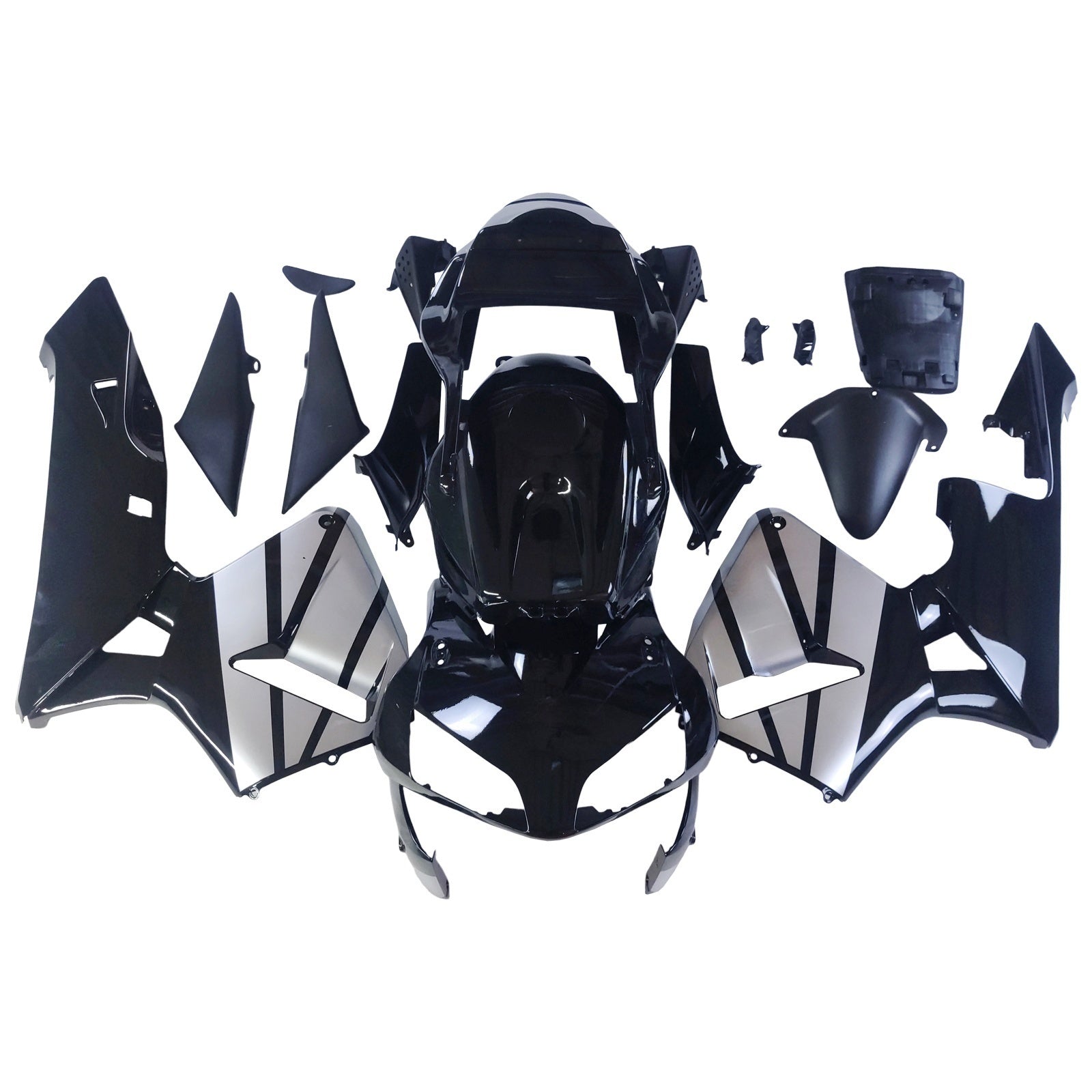 Amotopart 2003-2004 CBR600RR Honda Fairing Black Kit
