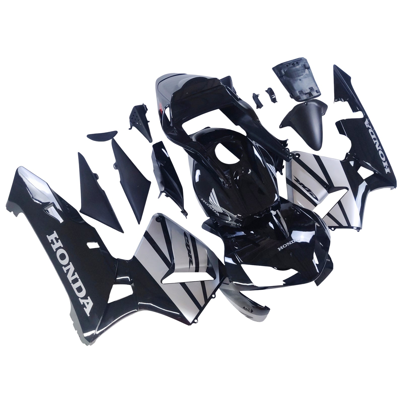 Amotopart 2003-2004 CBR600RR Honda Fairing Black Kit