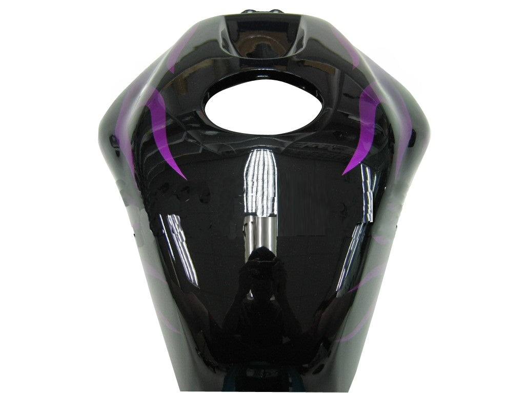 Amotopart kuip voor Honda CBR600RR 2003-2004, zwart&PPaarse Vlammenset