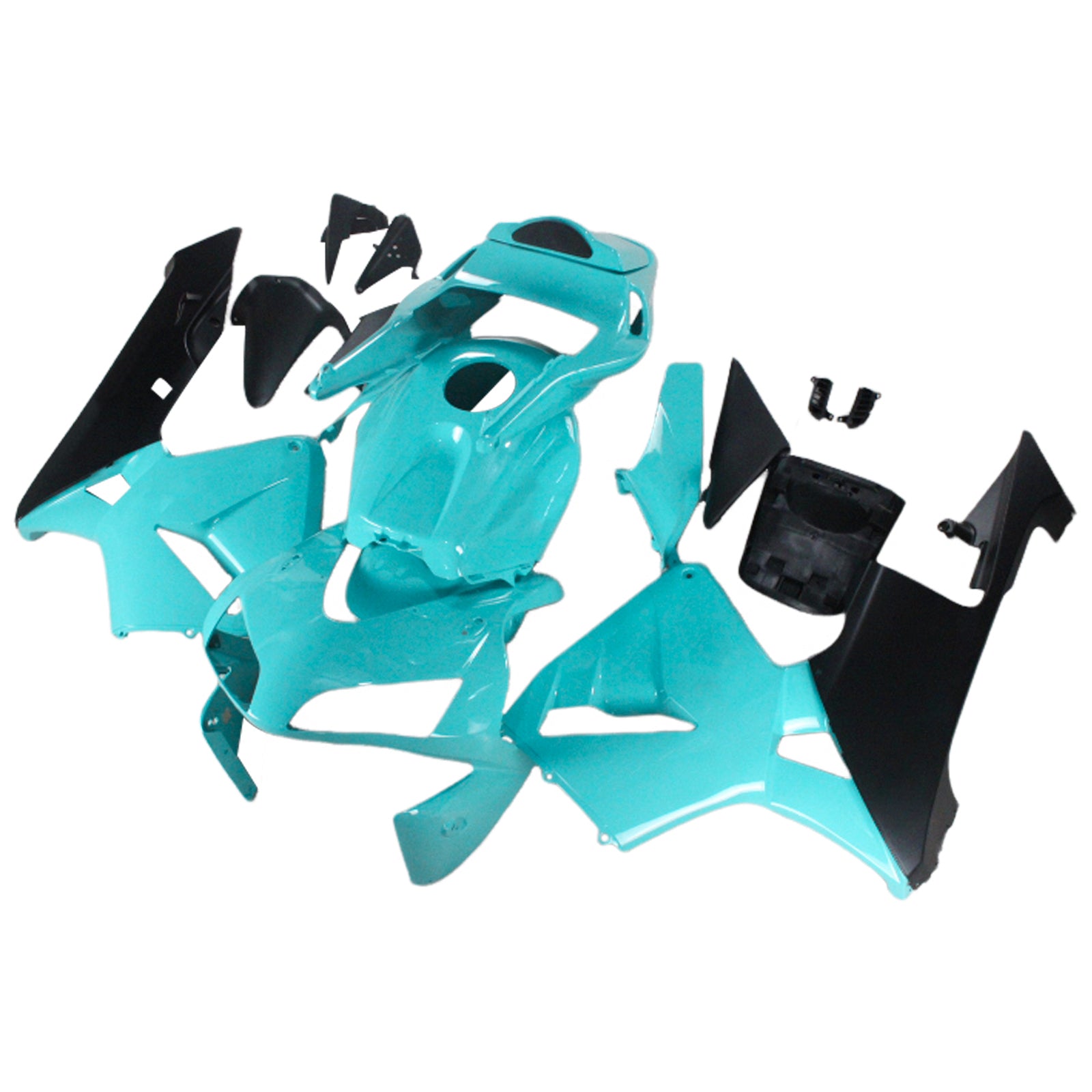 Amotopart 2003-2004 ホンダ CBR600RR ブルー&ブラック フェアリングキット