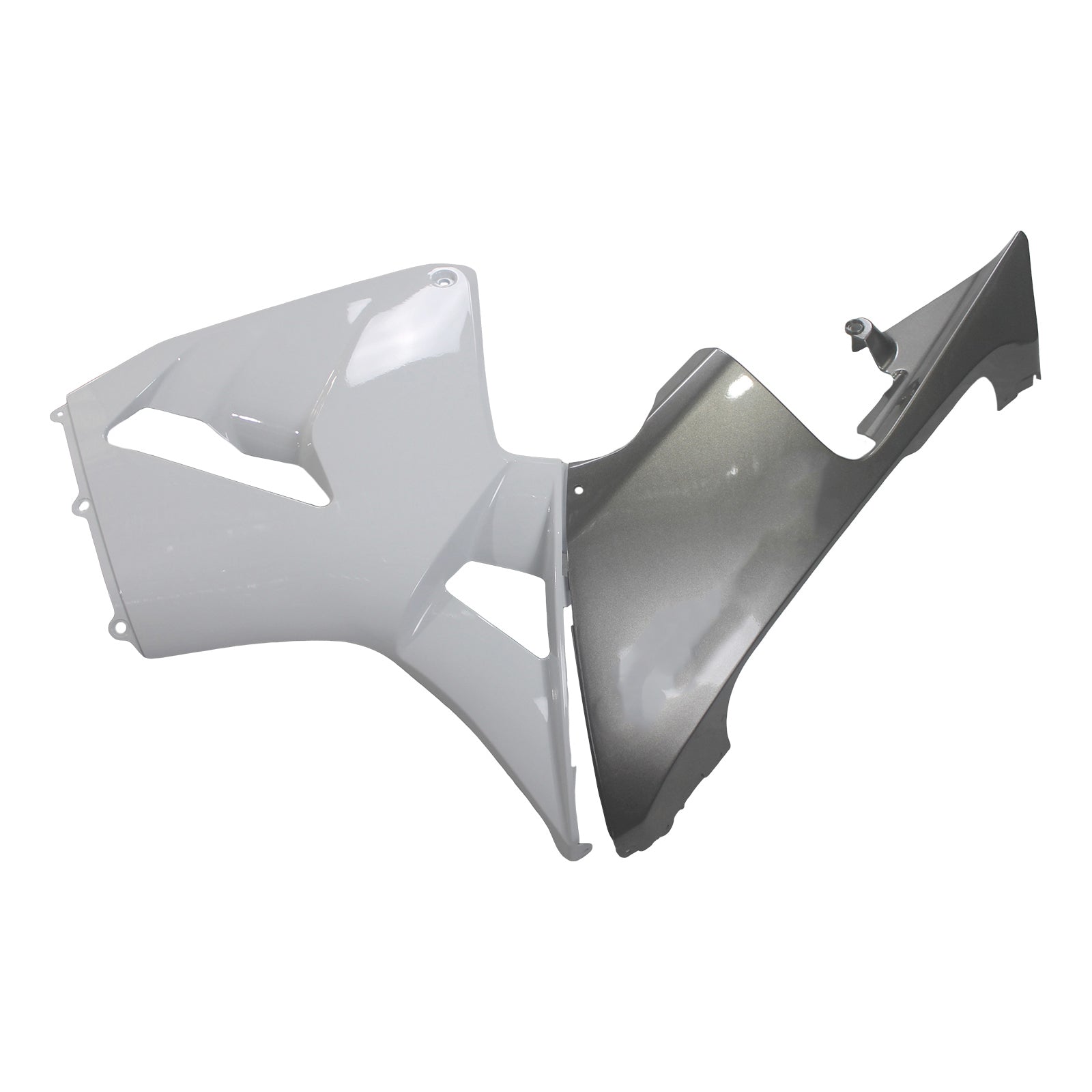 Amotopart 2003-2004 ホンダ CBR600RR ホワイト&グレー フェアリングキット