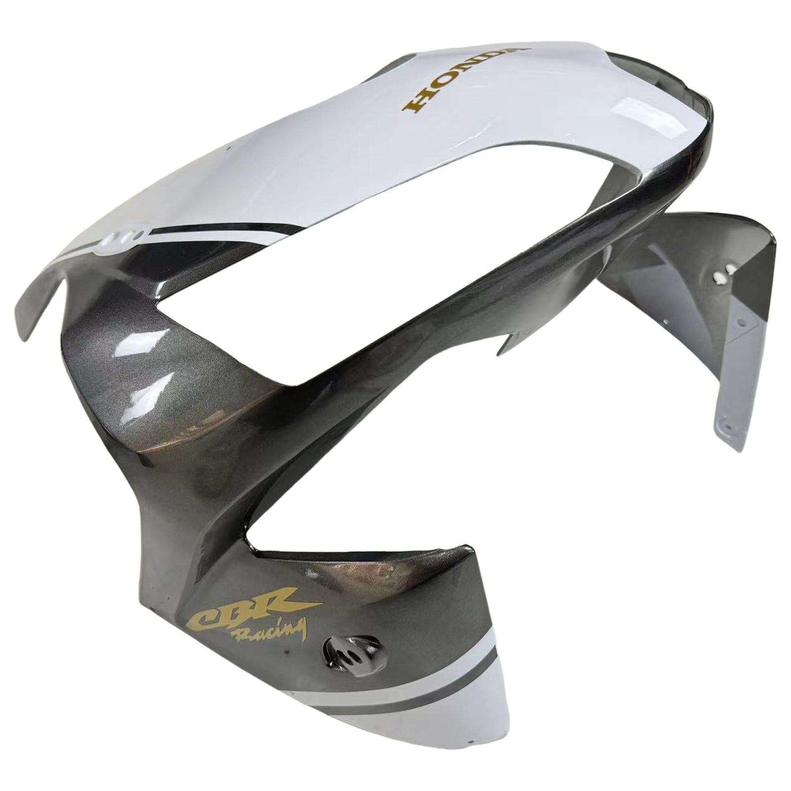 Amotopart 2003-2004 Honda CBR600RR Kit de carenado blanco y negro