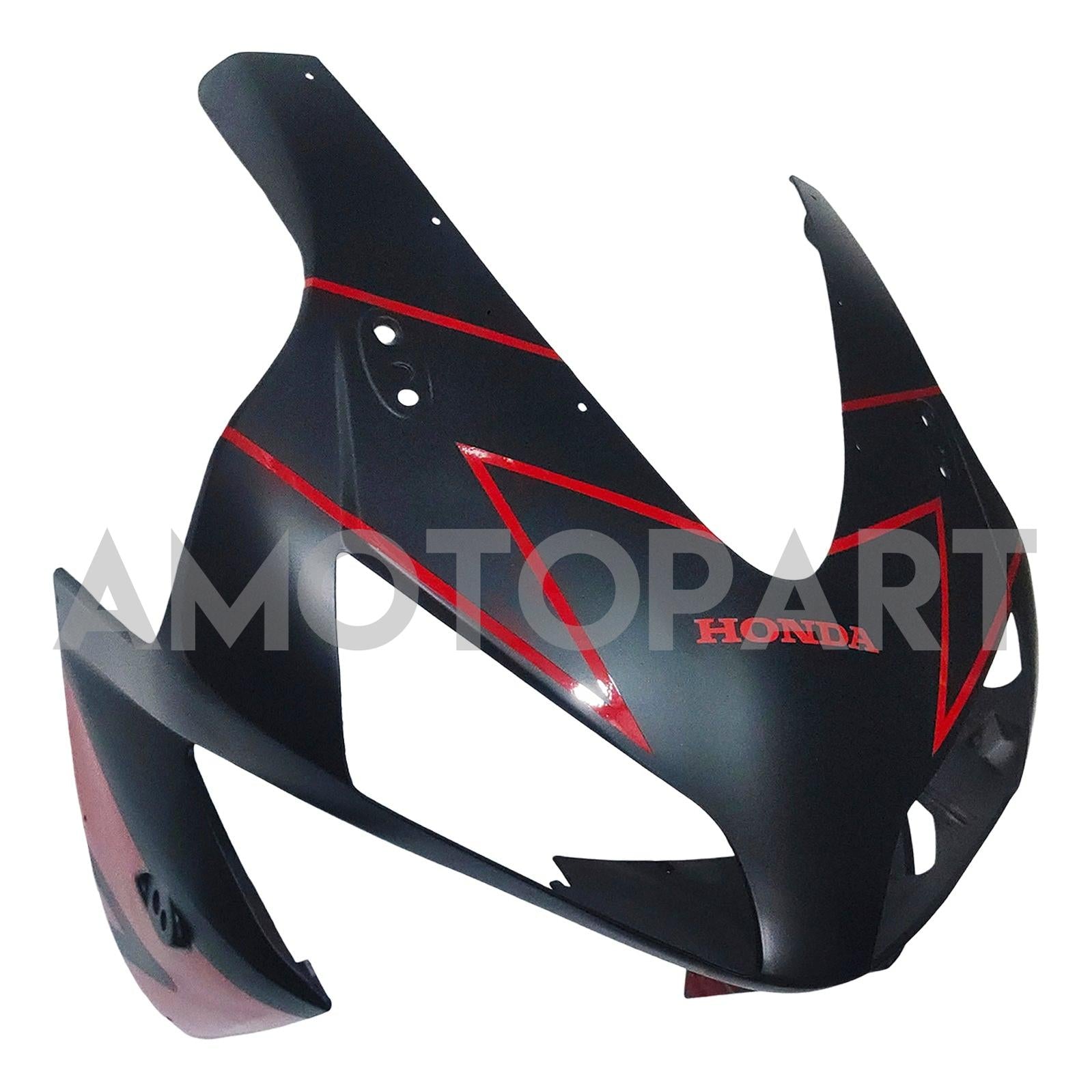 Amotopart 2003-2004 Honda CBR600RR Kit de carénage noir rouge
