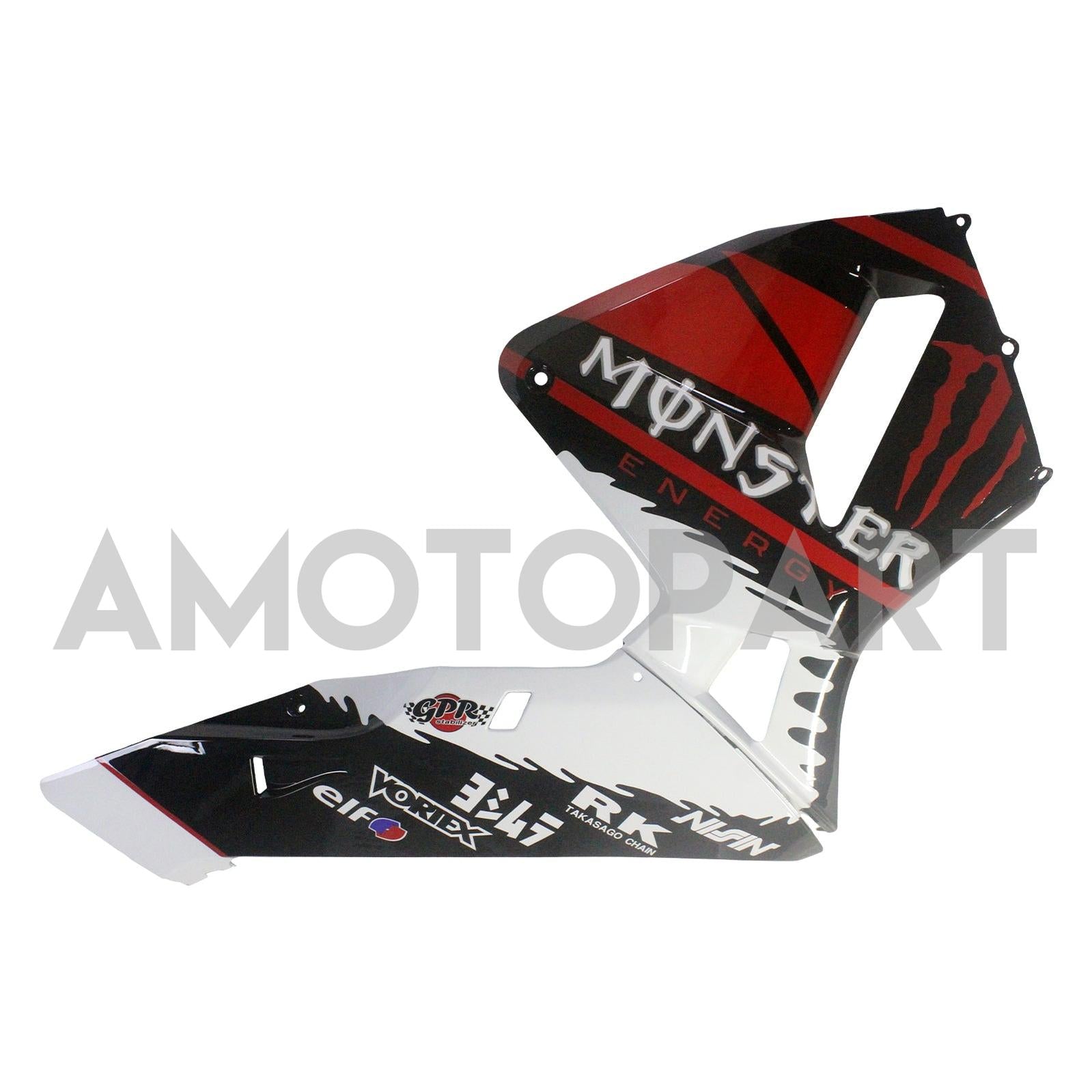 Amotopart 2003-2004 ホンダ CBR600RR ホワイト レッド フェアリングキット