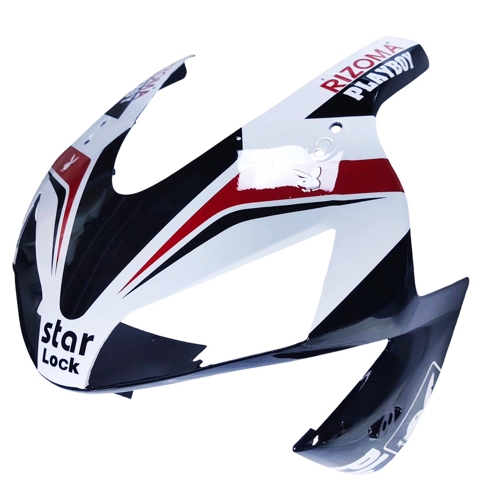 Amotopart 2003-2004 Honda CBR600RR White Black Red Fairing Kit