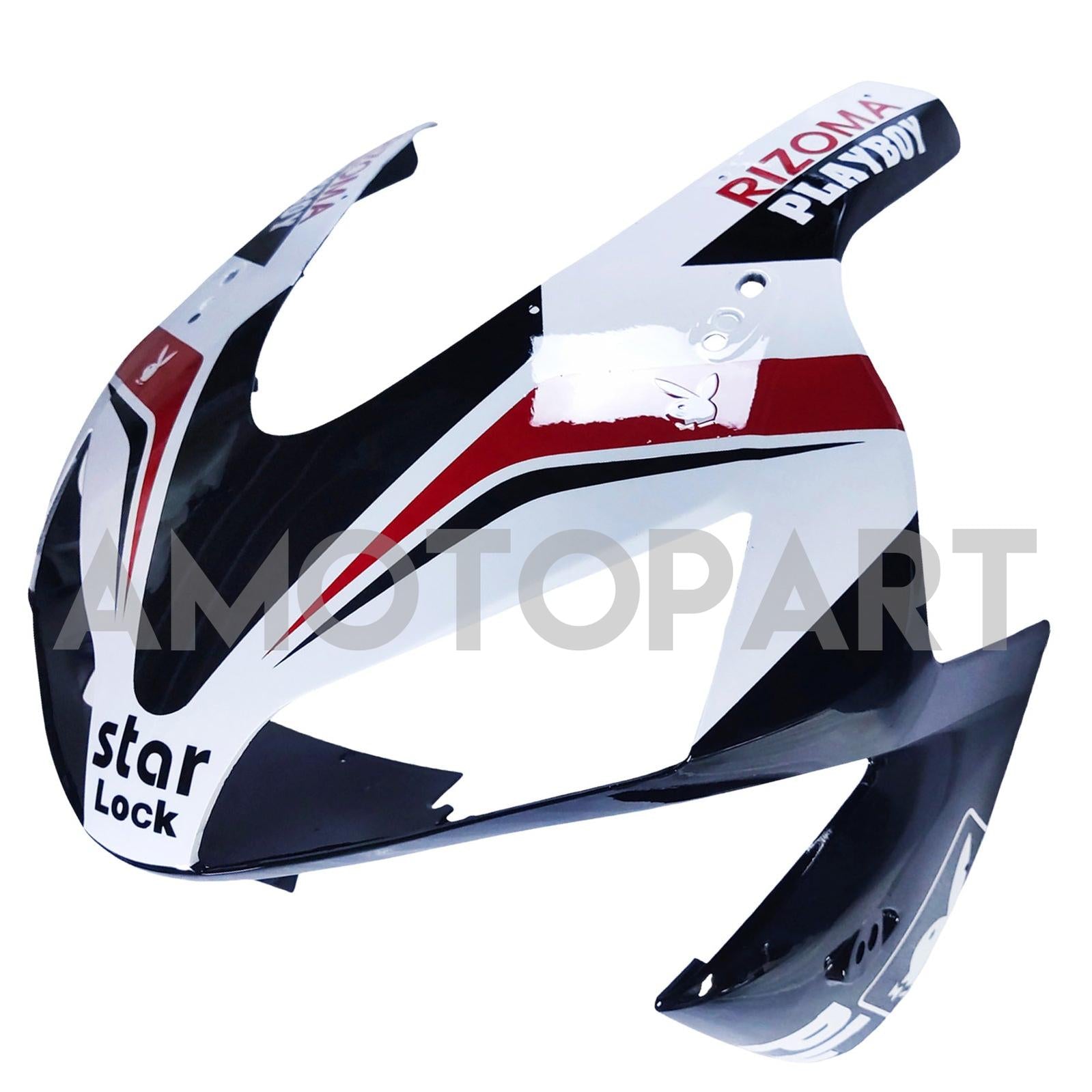 Amotopart 2003-2004 Honda CBR600RR White Black Red Fairing Kit