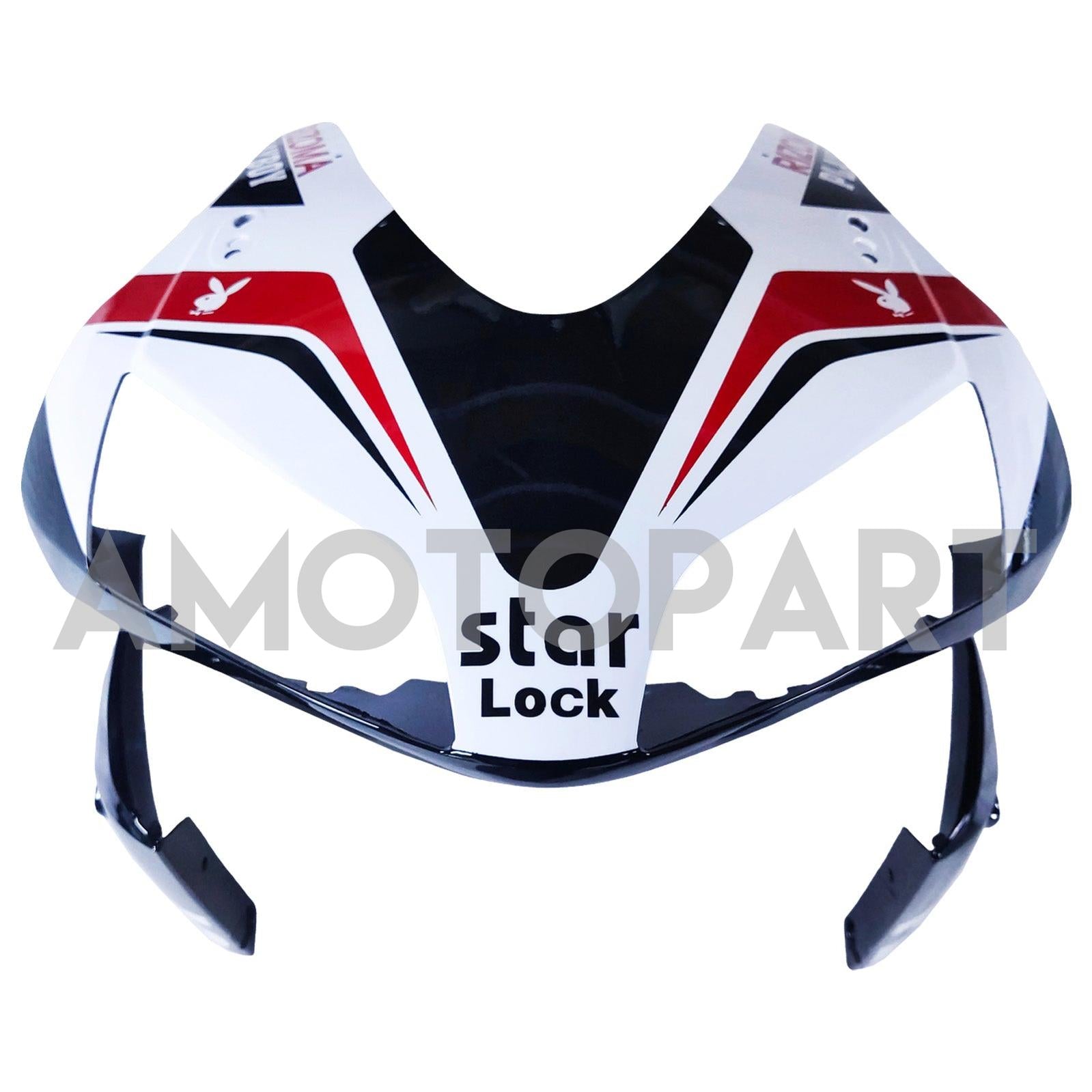 Amotopart 2003-2004 Honda CBR600RR White Black Red Fairing Kit