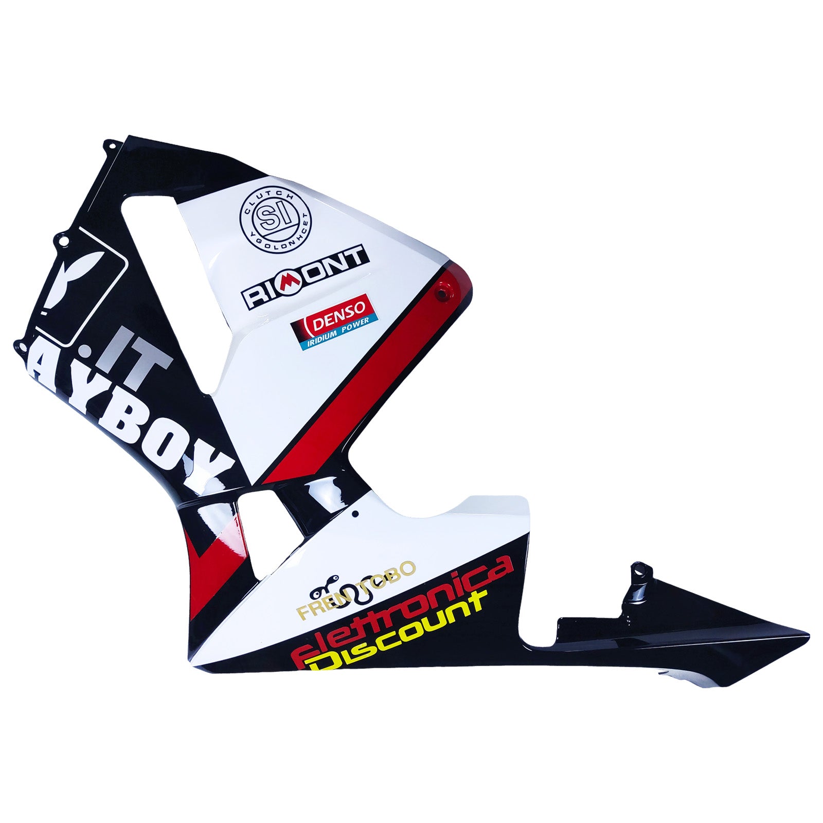 Amotopart 2003-2004 Honda CBR600RR White Black Red Fairing Kit