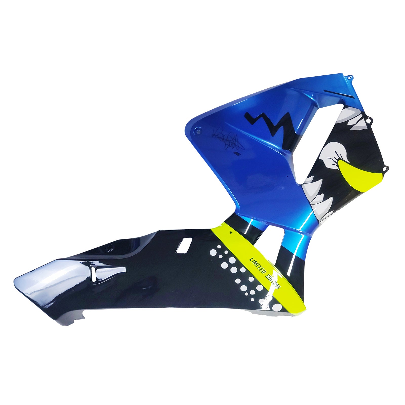 Kit de carenagens Amotopart 2003-2004 Honda CBR600RR azul verde