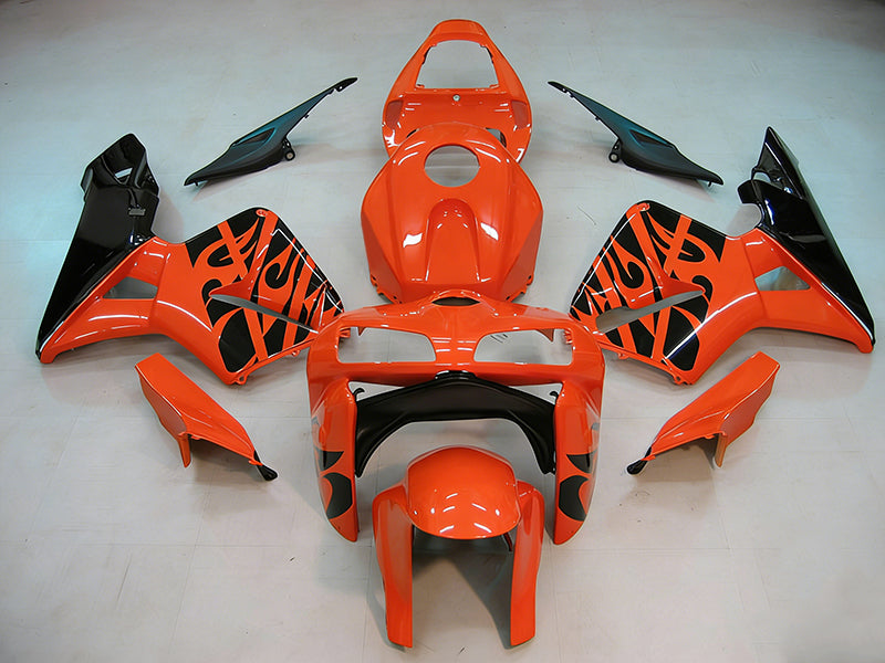 Amotopart 2005–2006 Honda CBR600RR Orange&BLack Verkleidungssatz