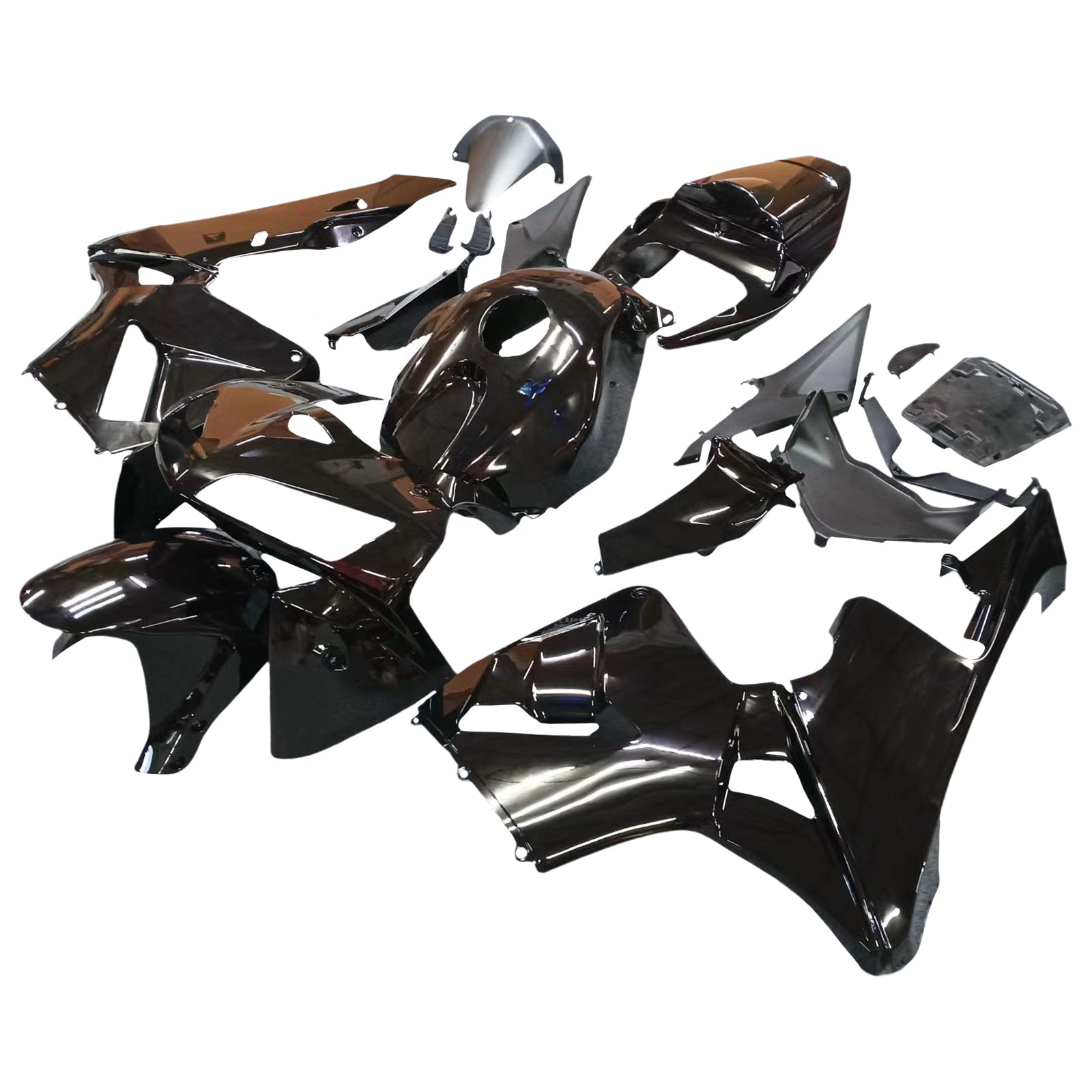 Amotopart 2005 2006 Honda CBR600RR Gloss Black Fairing Kit