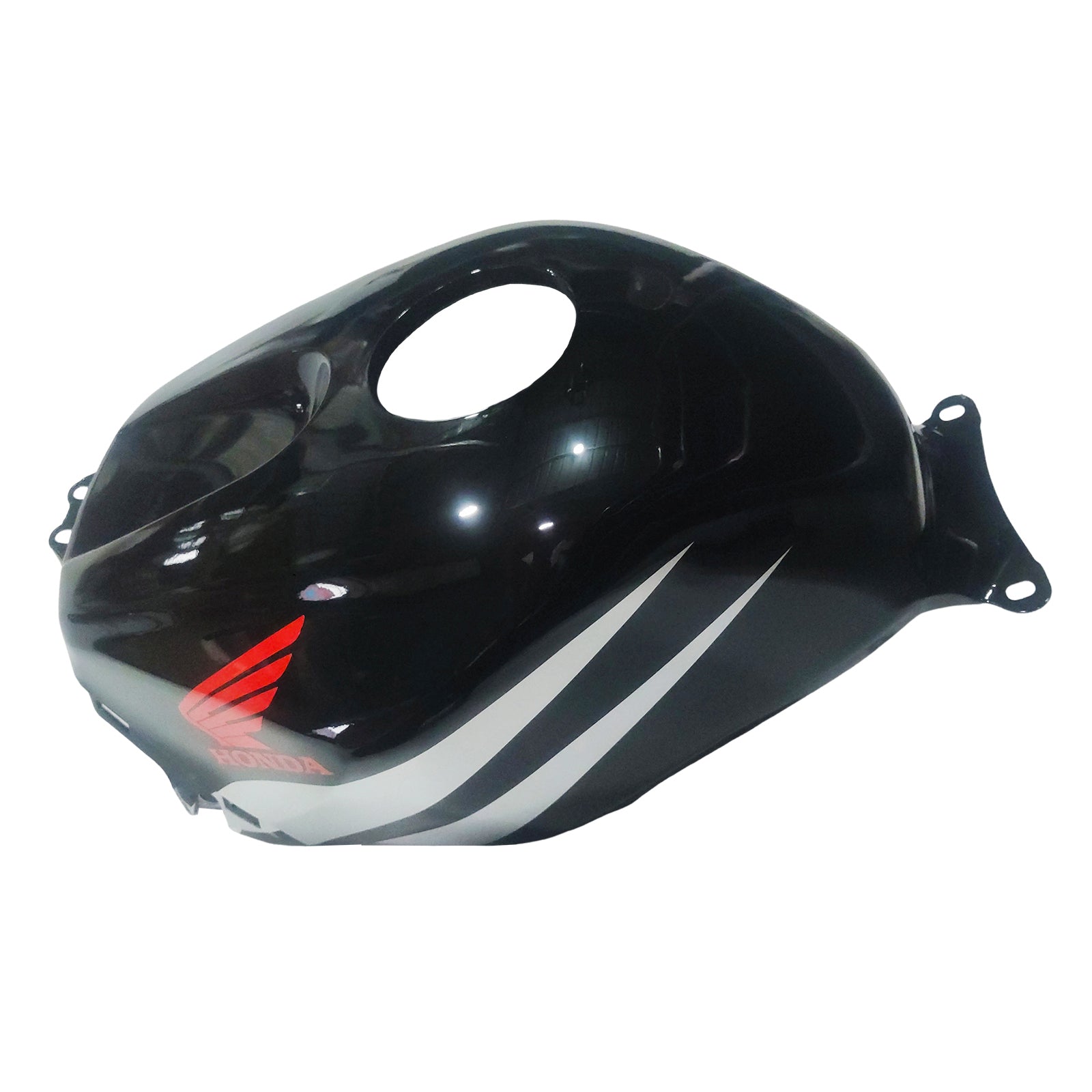 Amotopart 2005-2006 Honda CBR600RR Black & Silver Fairing Kit