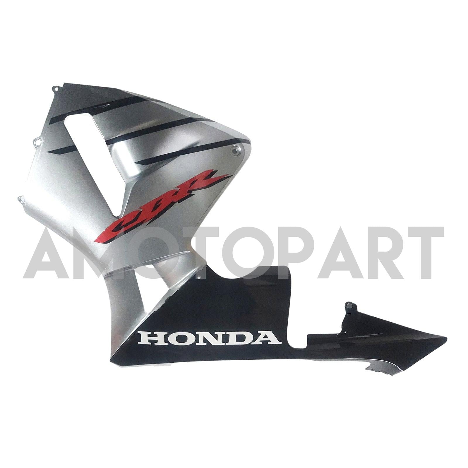 Amotopart 2005-2006 Kit carena Honda CBR600RR nero e argento