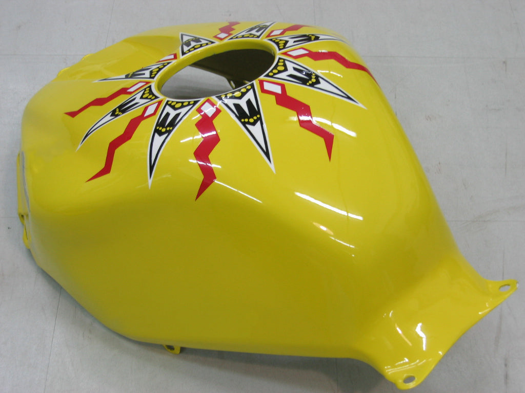 Amotopart 2005-2006 Honda CBR600RR Kit de carenado rojo amarillo