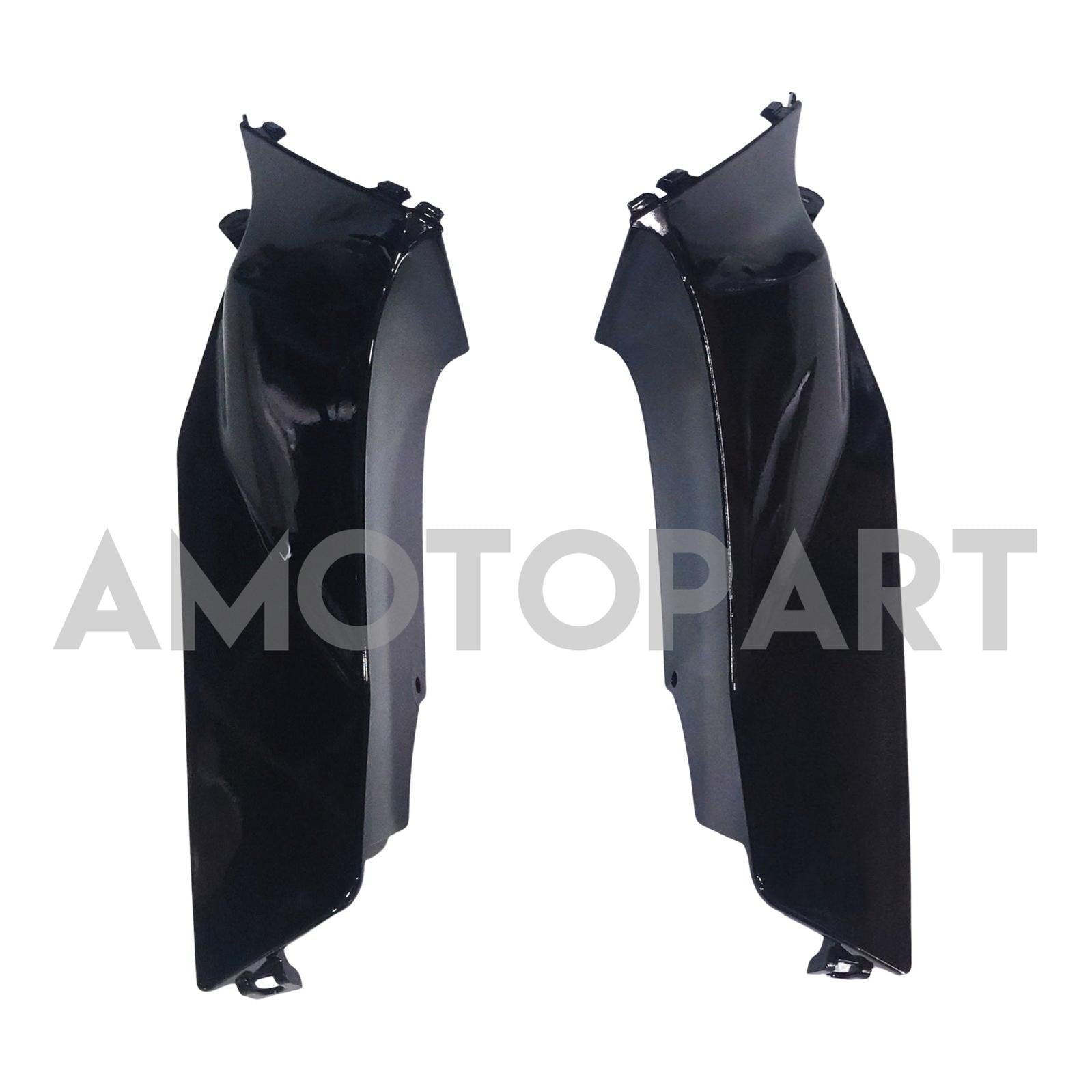 Amotopart 2005-2006 Honda CBR600RR Black&Silver Accent Fairing Kit