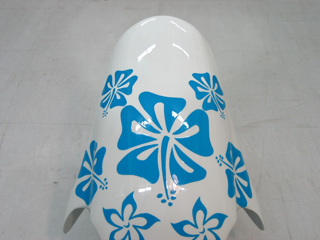 Amotopart 2005-2006 Honda CBR600RR White&Blue Accent Fairing Kit