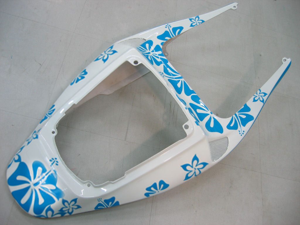 Amotopart 2005-2006 Honda CBR600RR White&Blue Accent Fairing Kit