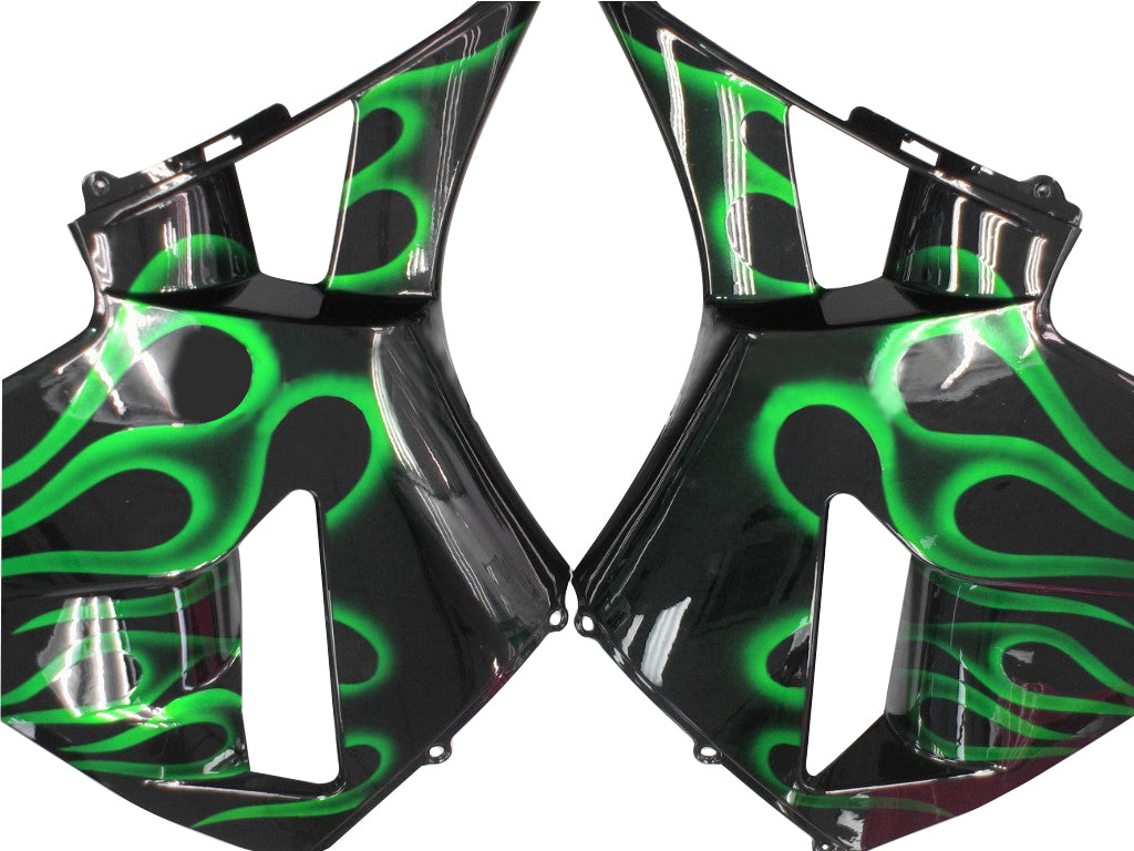 Amotopart 2005-2006 Honda CBR600RR Fairing Black&Green Kit
