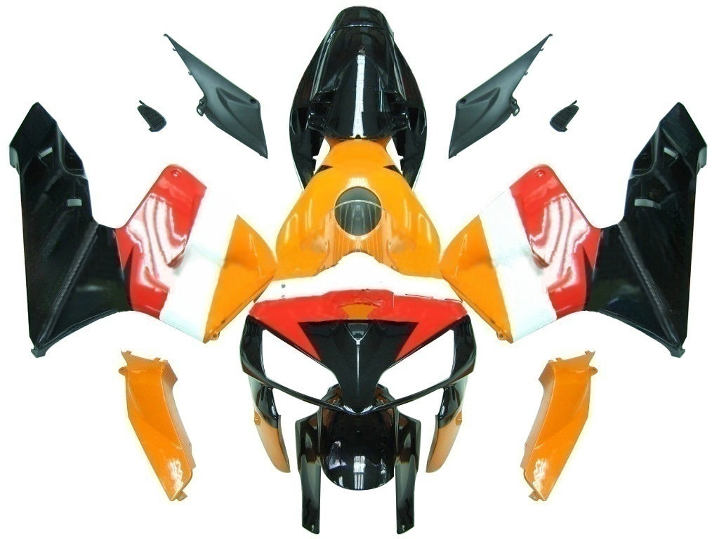 Amotopart 2005-2006 Honda CBR600RR Orange Red Fairing Kit