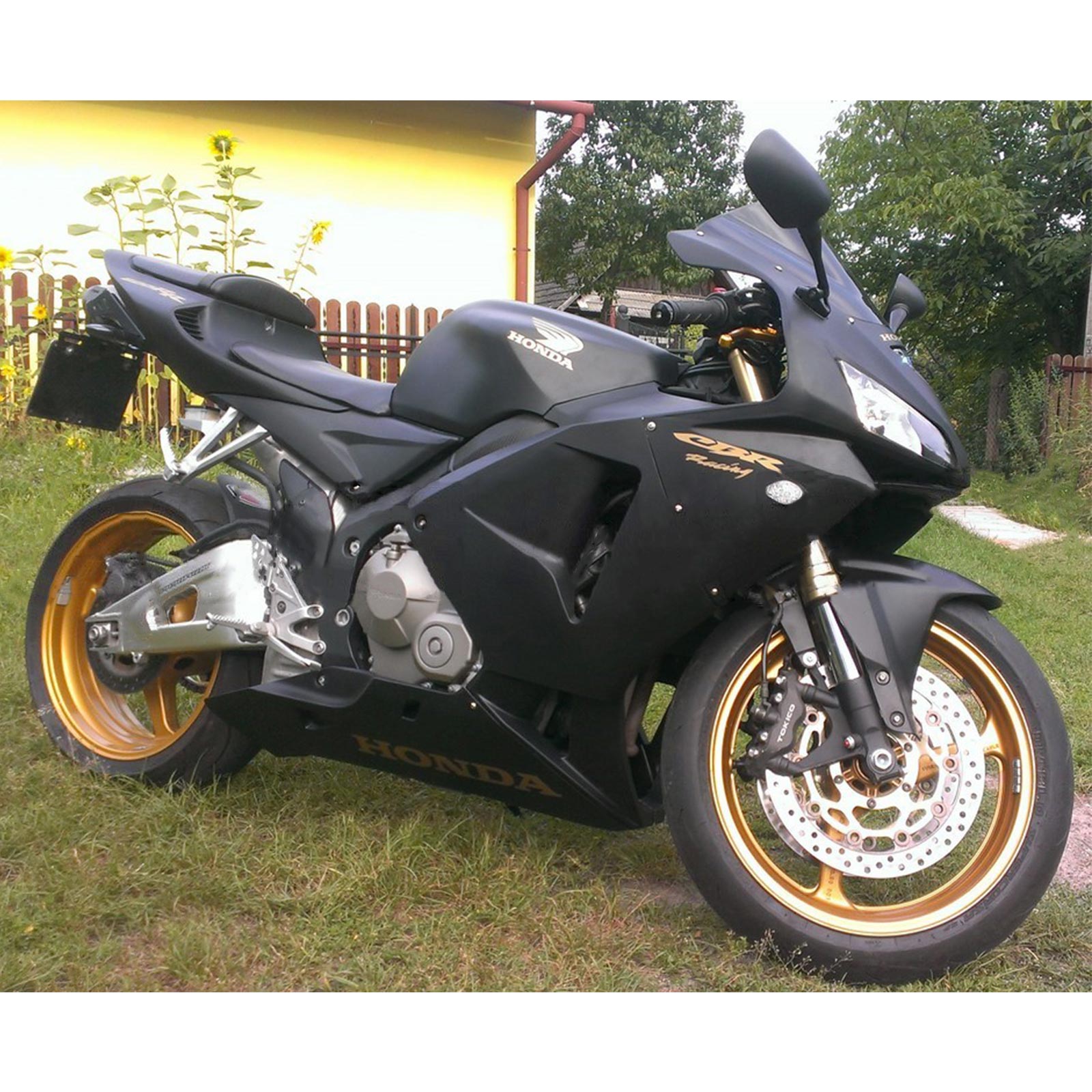 Amotopart 2005-2006 Honda CBR600RR Matte Black Fairing Kit
