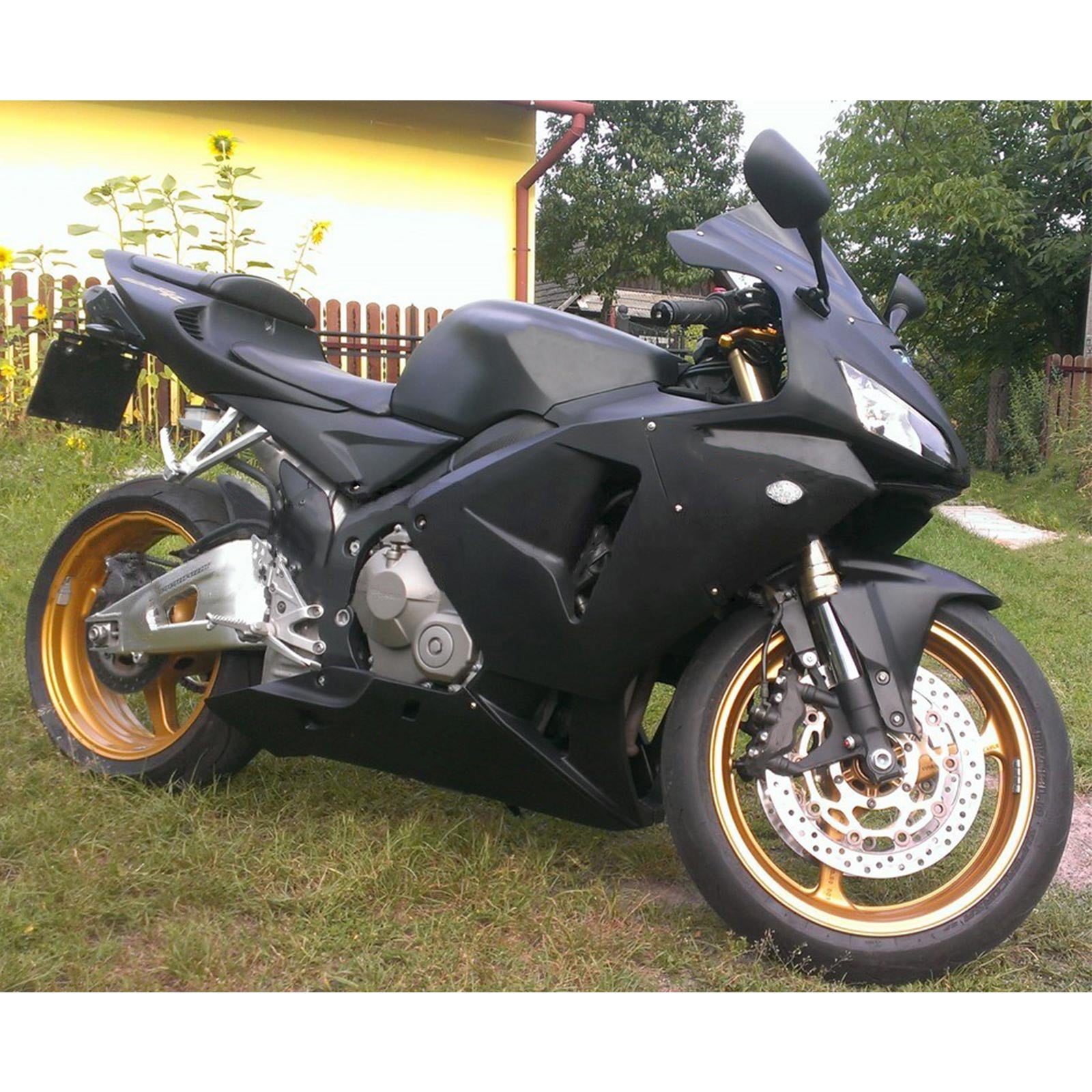 Amotopart 2005-2006 Honda CBR600RR Matte Black Fairing Kit