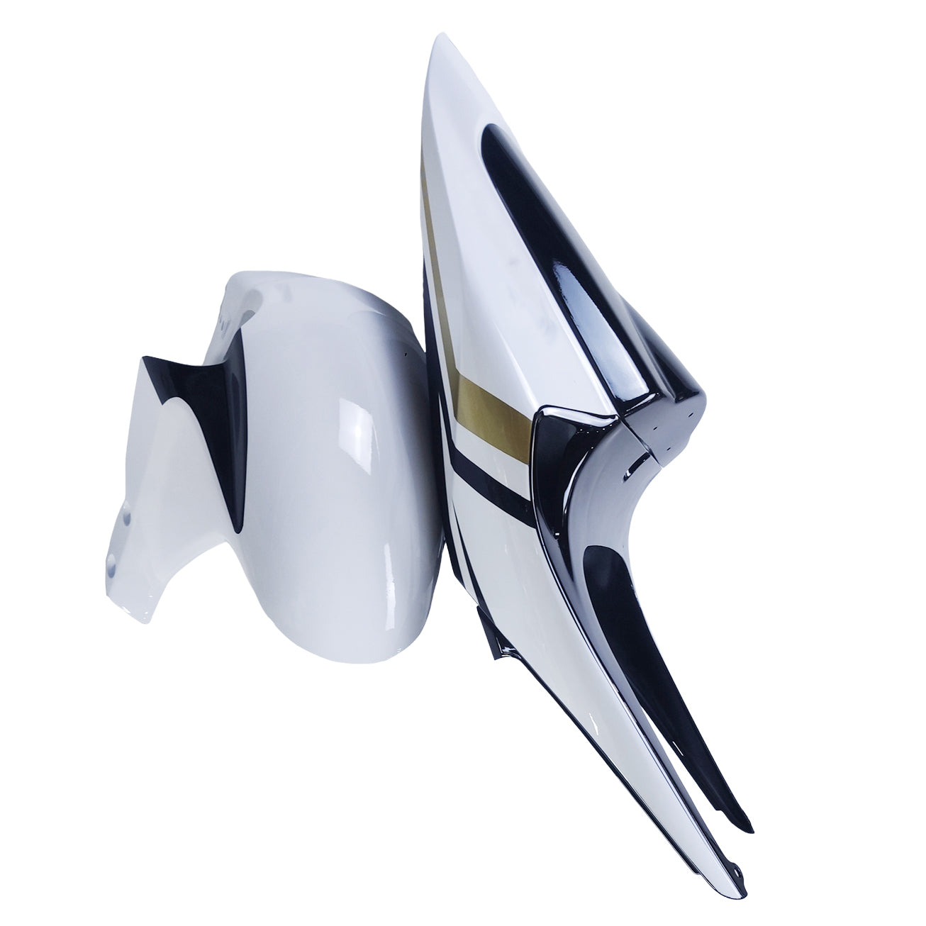 Amotopart 2005 2006 ホンダ CBR600RR ゴールド&ホワイト フェアリングキット