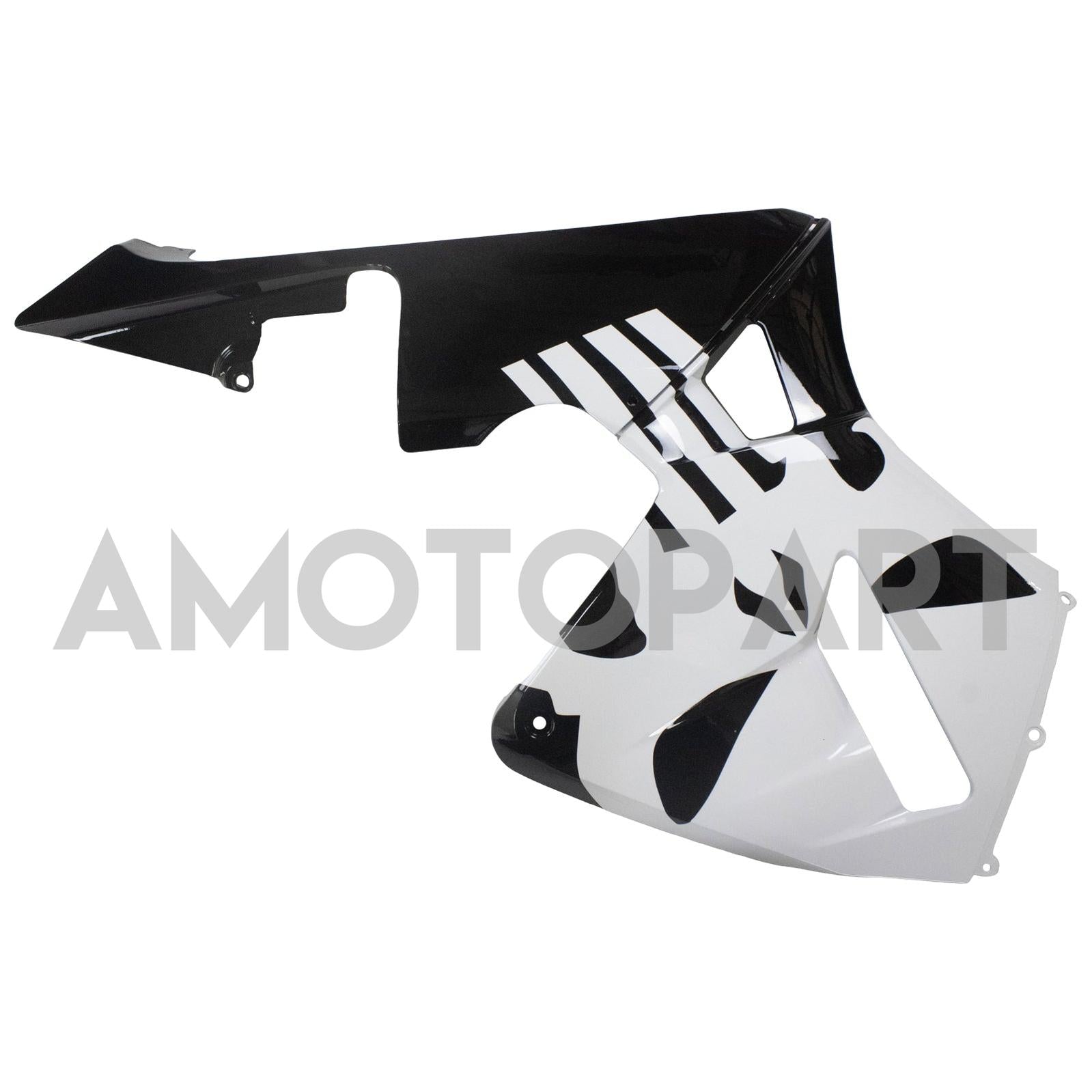 Amotopart 2005-2006 Honda CBR600RR Black & White Fairing Kit