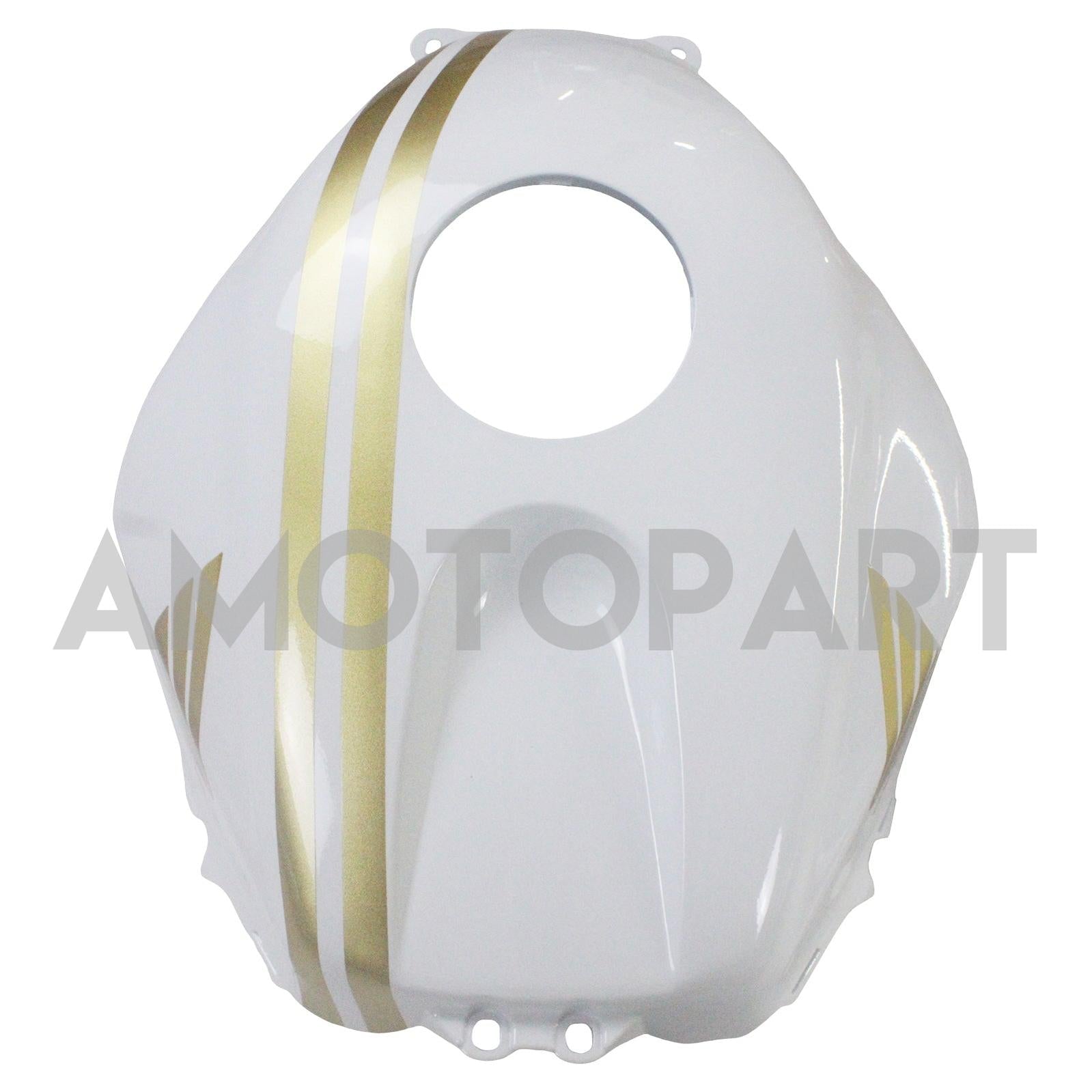 Amotopart 2005 2006 Honda CBR600RR White&Gold Fairing Kit