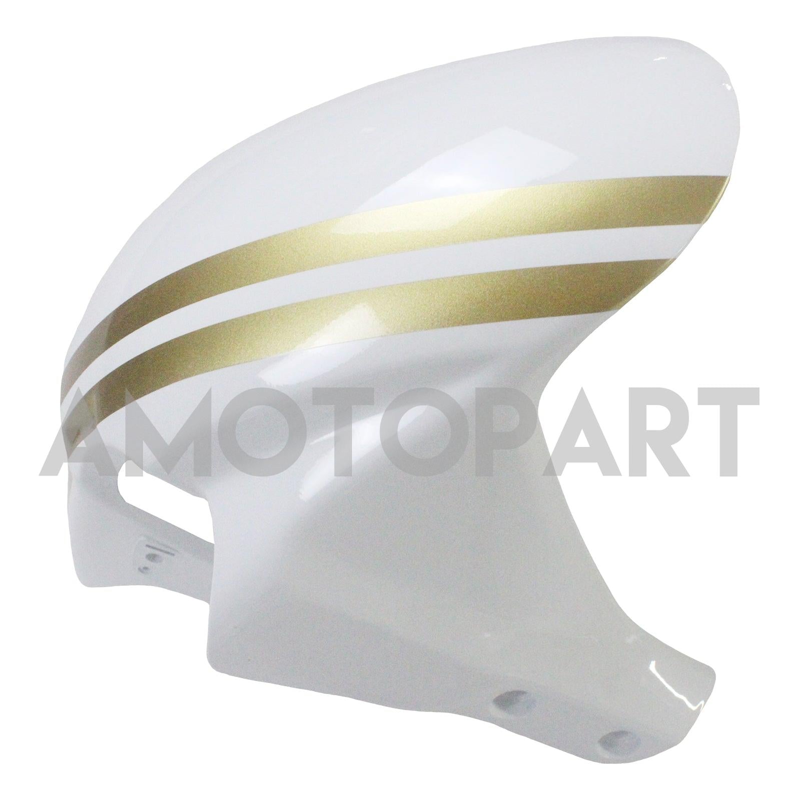 Amotopart 2005 2006 Honda CBR600RR White&Gold Fairing Kit