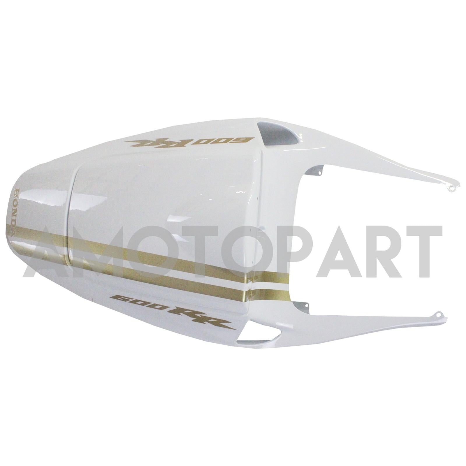 Amotopart 2005 2006 Honda CBR600RR White&Gold Fairing Kit