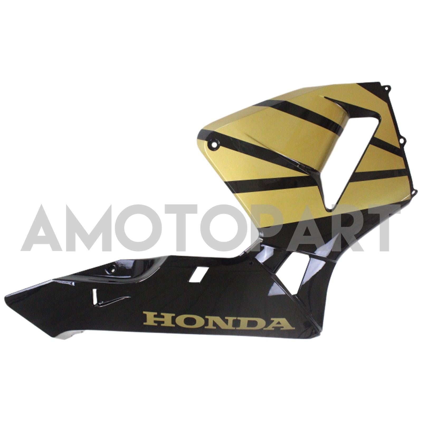 Amotopart 2005-2006 Honda CBR600RR FAIRION BLACK & GOLD KIT