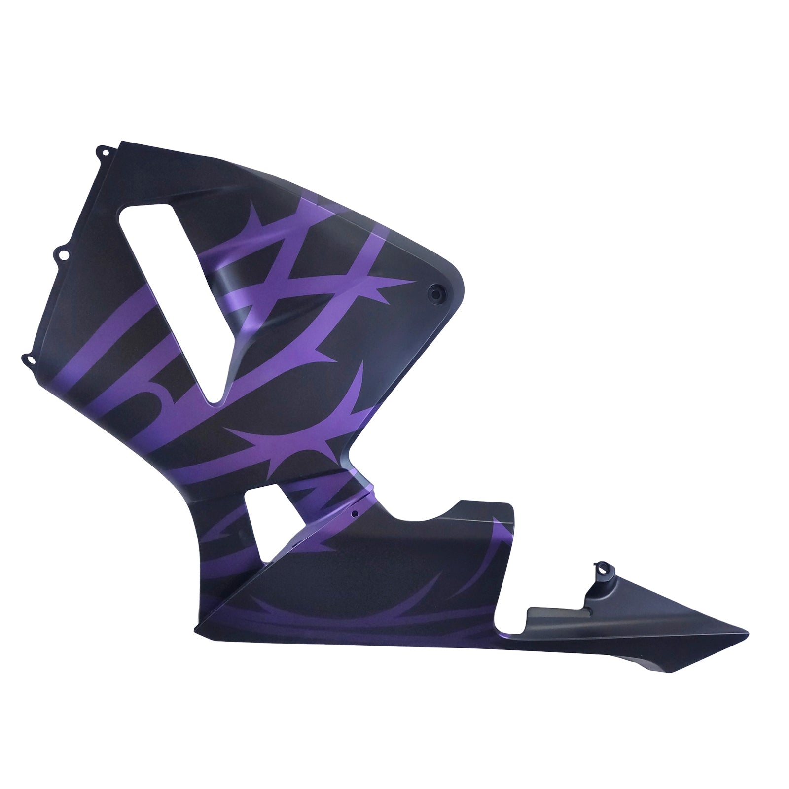 Amotopart 2005-2006 Honda CBR600RR Matte Black Purple Fairing Kit