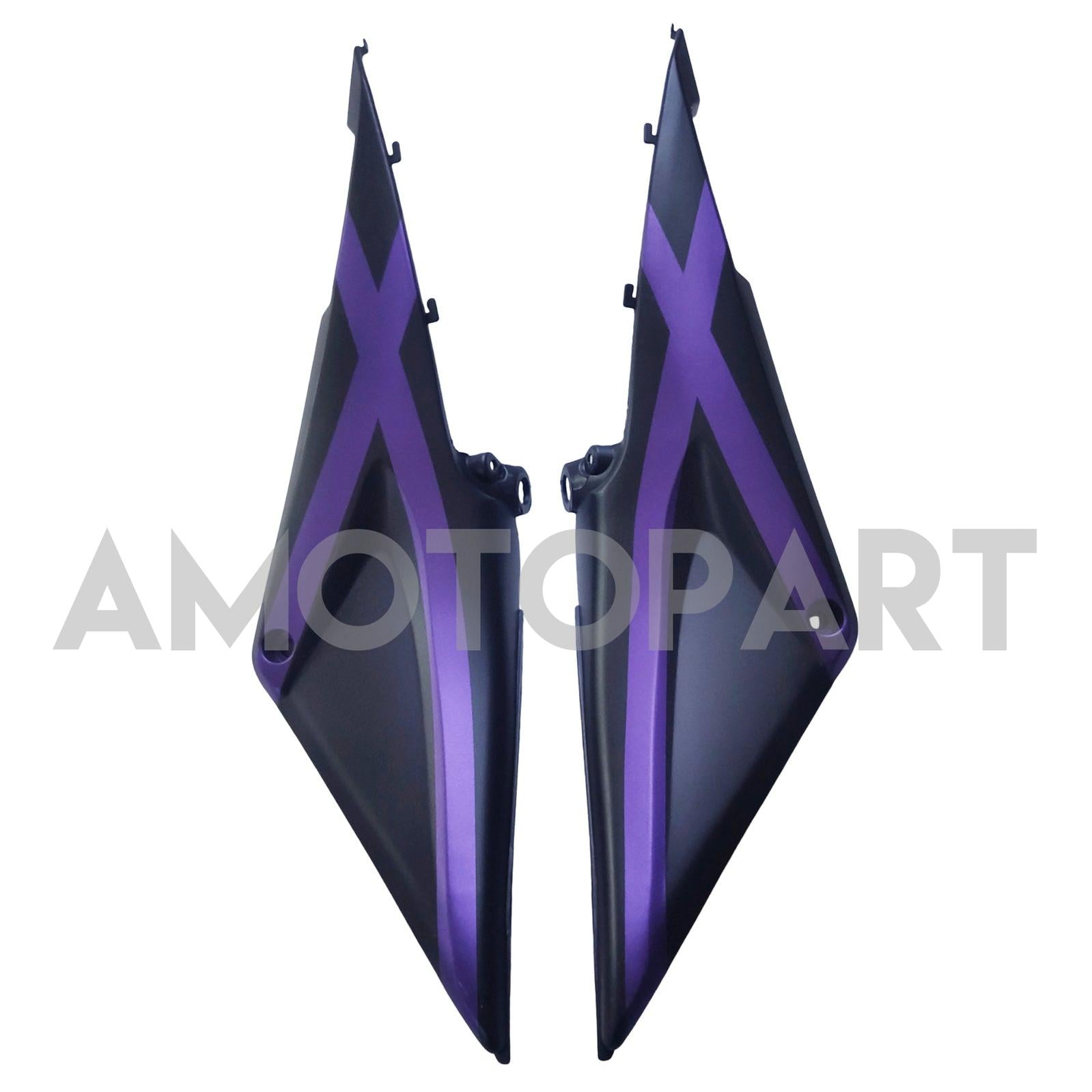 Amotopart 2005-2006 Honda CBR600RR Matte Black Purple Fairing Kit