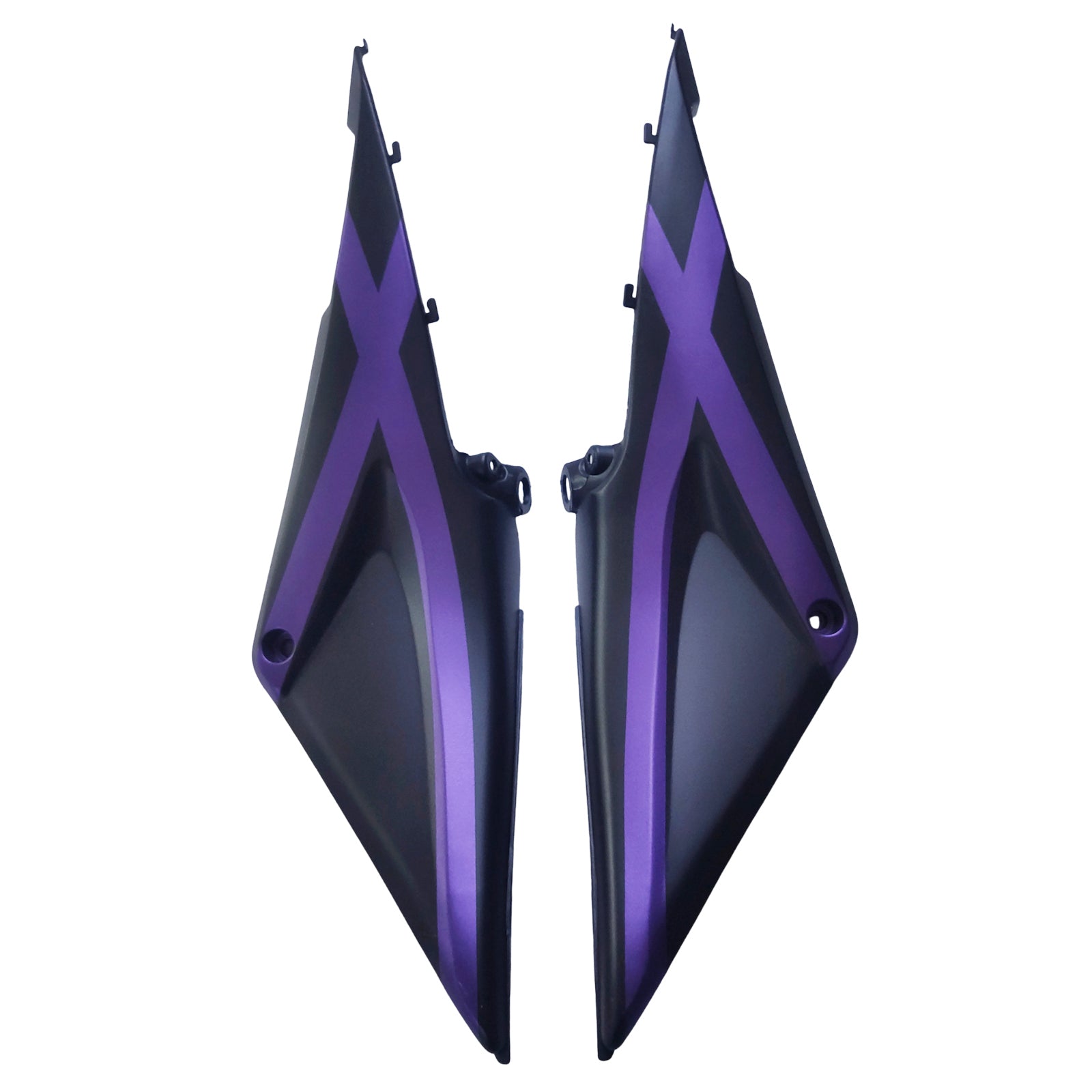 Amotopart 2005-2006 Honda CBR600RR Matte Black Purple Fairing Kit