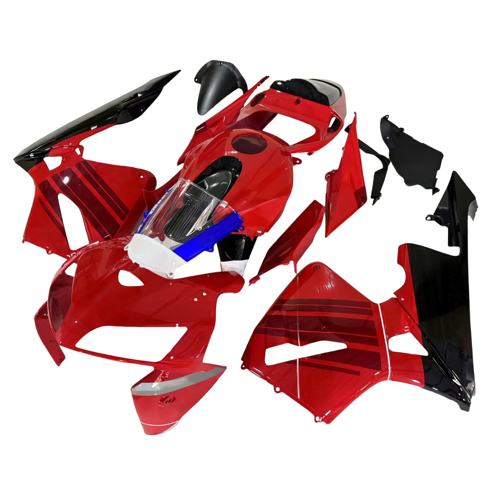 Amotopart 2005-2006 Honda CBR600RR Red Black Fairing Kit