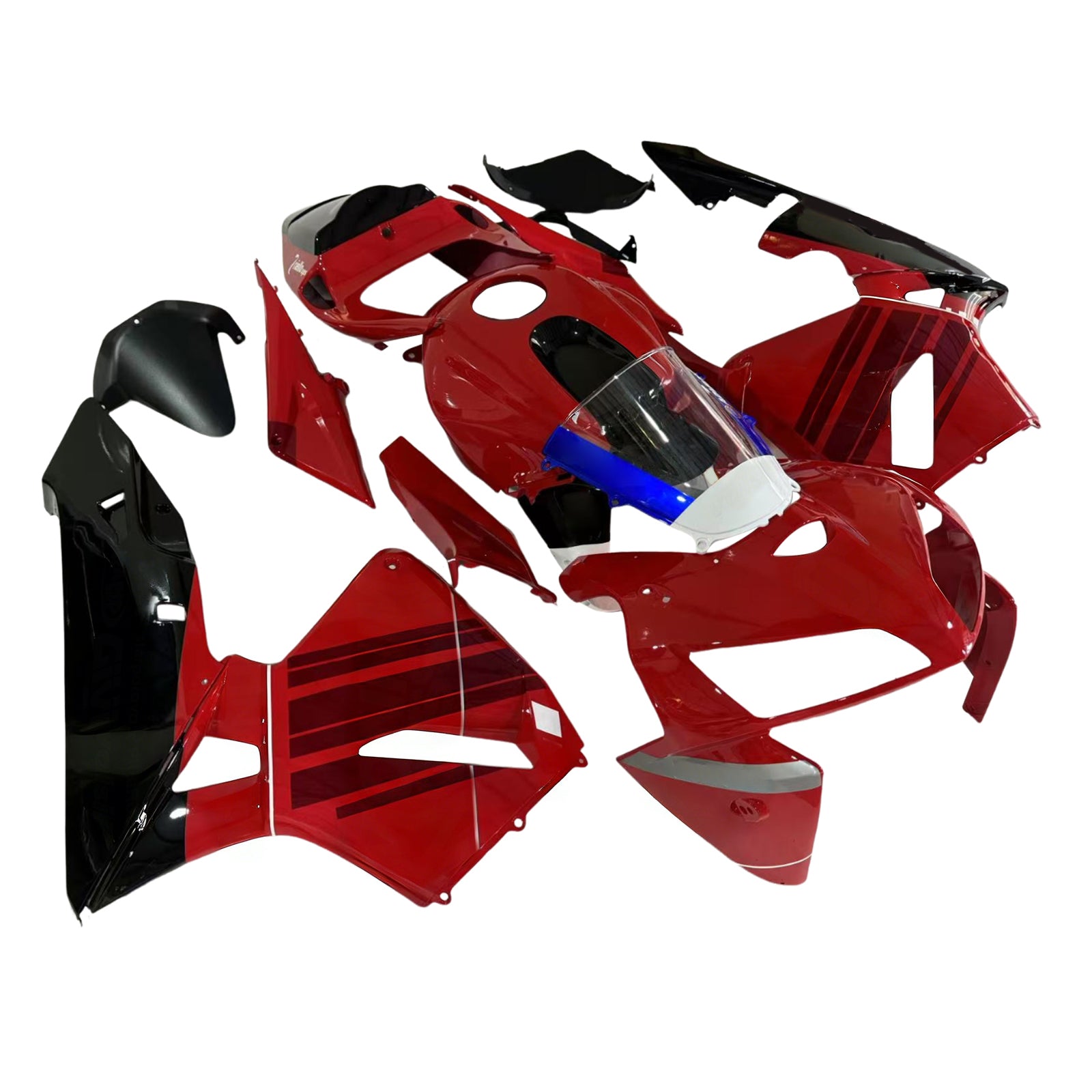Amotopart 2005-2006 Honda CBR600RR Red Black Fairing Kit
