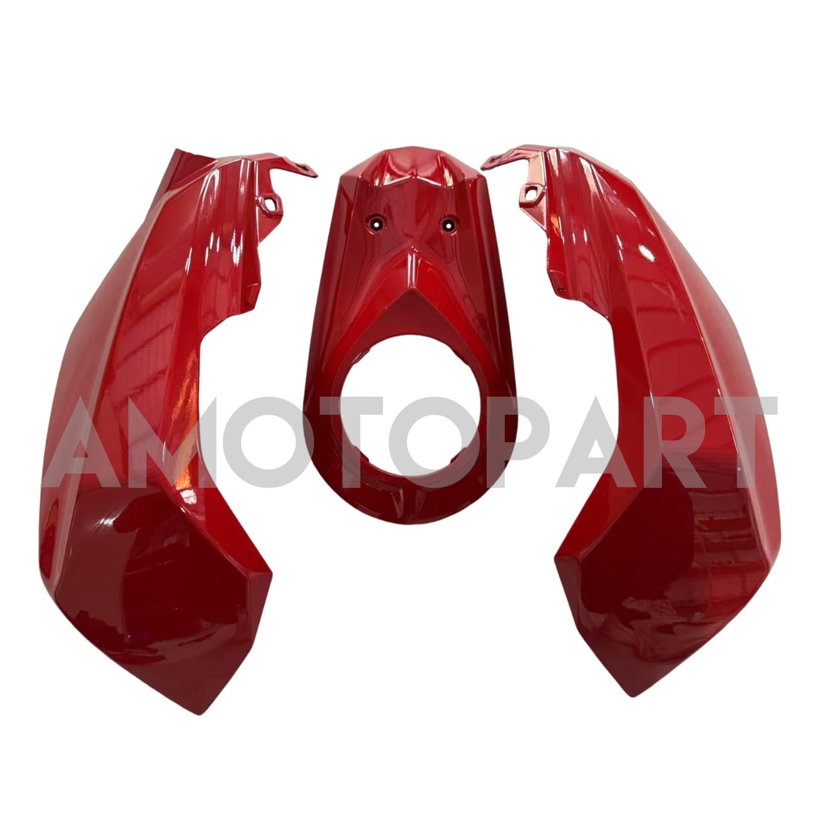 Amotopart 2005-2006 Honda CBR600RR Red Black with White Logo Fairing Kit